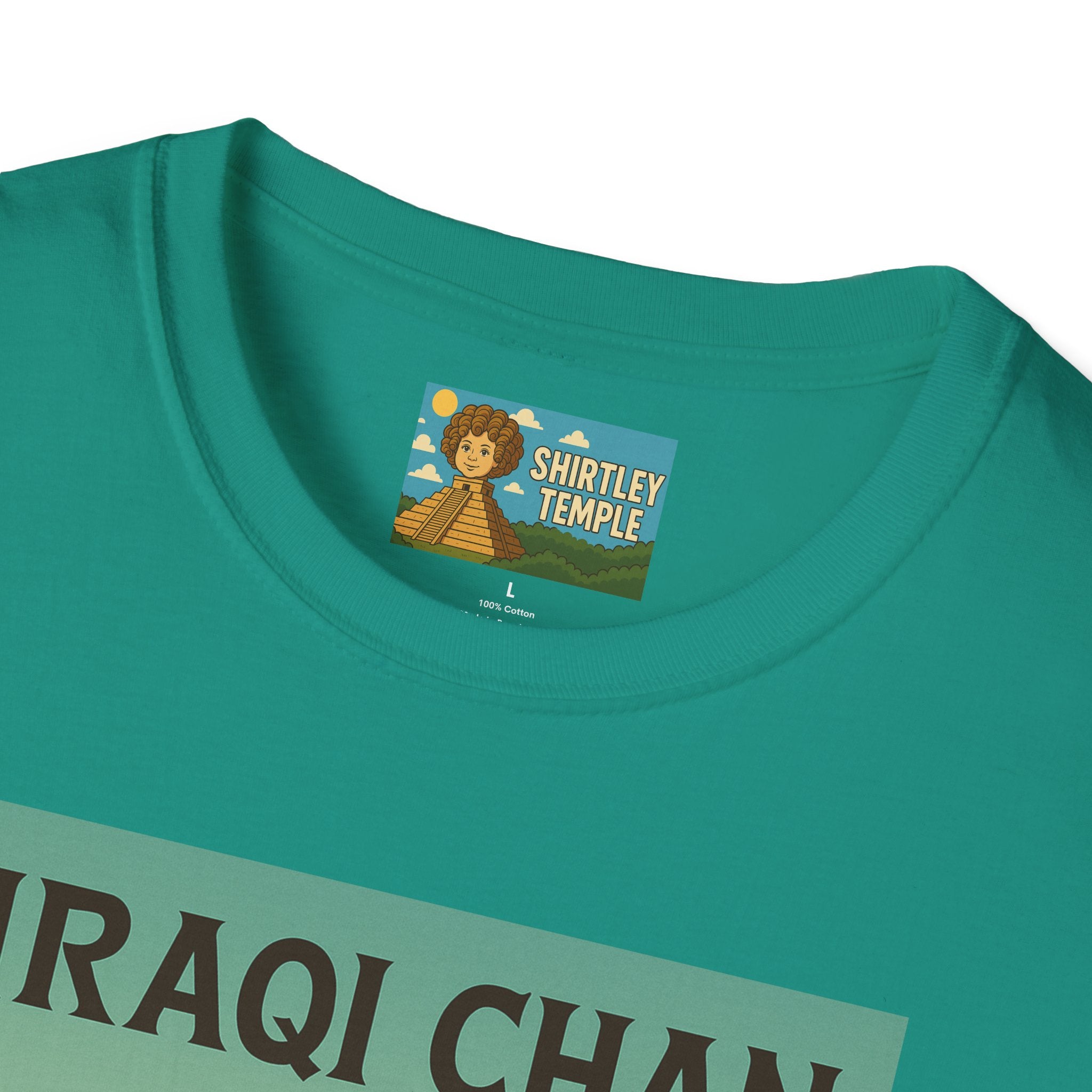 Iraqi Chan Unisex T-Shirt, Funny Jackie Chan Parody Apparel, Comedy Tribute Tee, Mashup Shirt