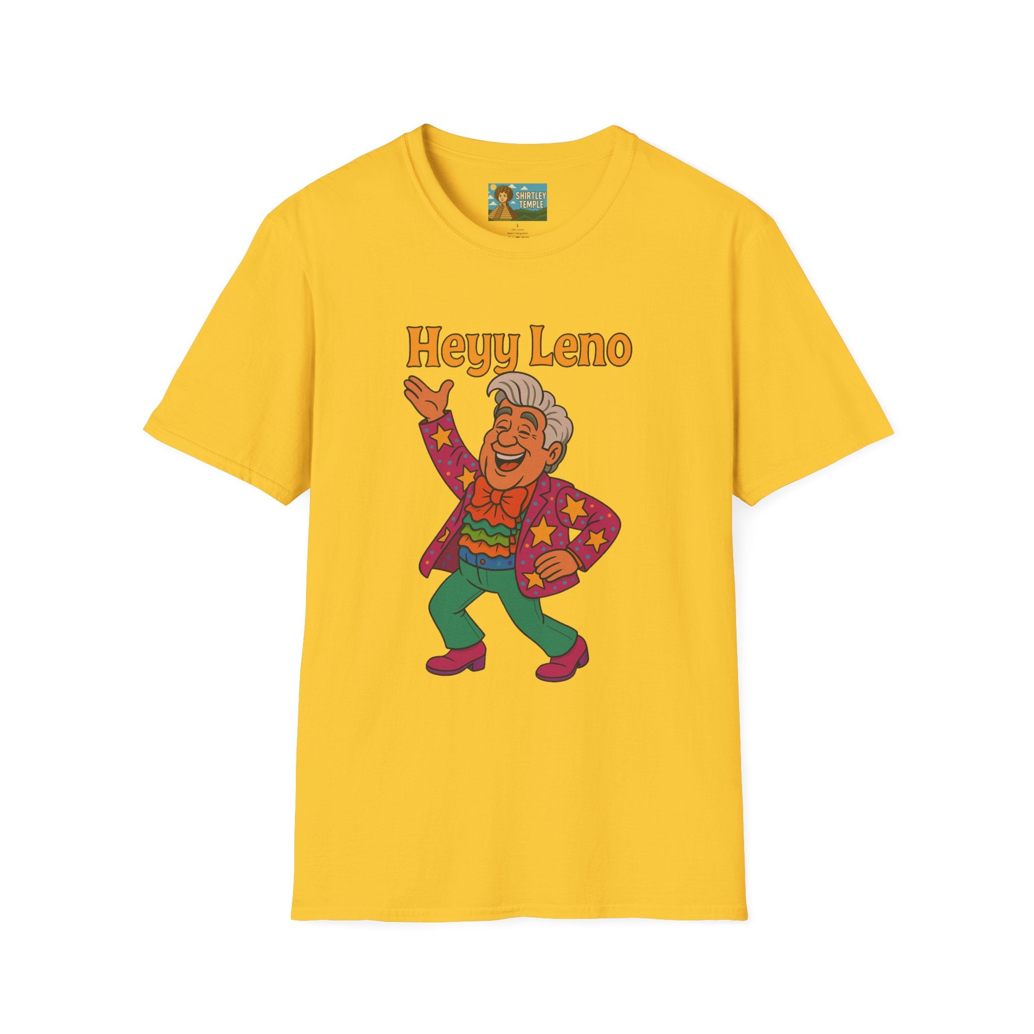 Heyy Leno funny shirt Jay leno parody tribute with extra flair