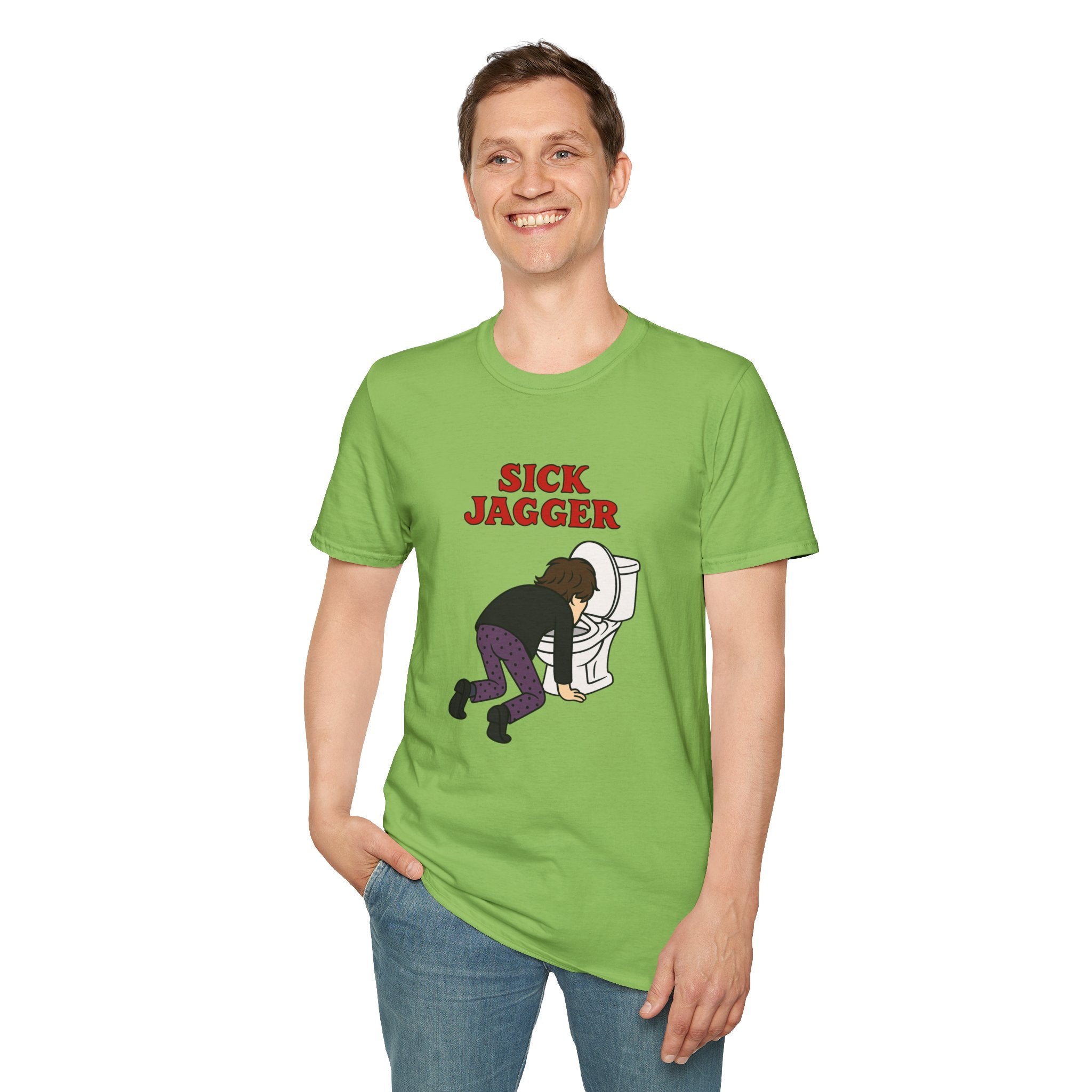 Sick Jagger funny shirt parody comedy tribute sick singer mick wordplay