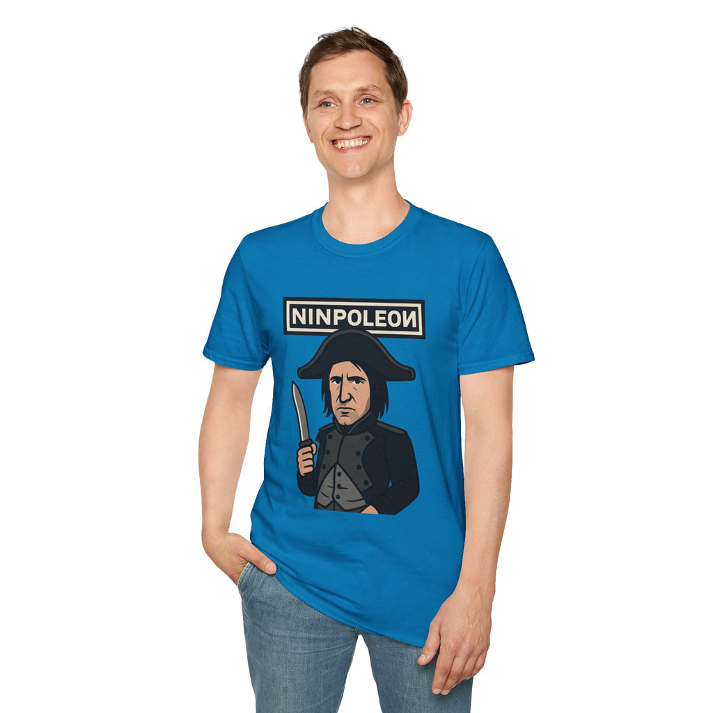 Ninpoleon ver. 2 Funny Shirt, Napoleon Trent Reznor Mashup Parody, Unisex Softstyle Tee, Nine Inch Nails, Wordplay