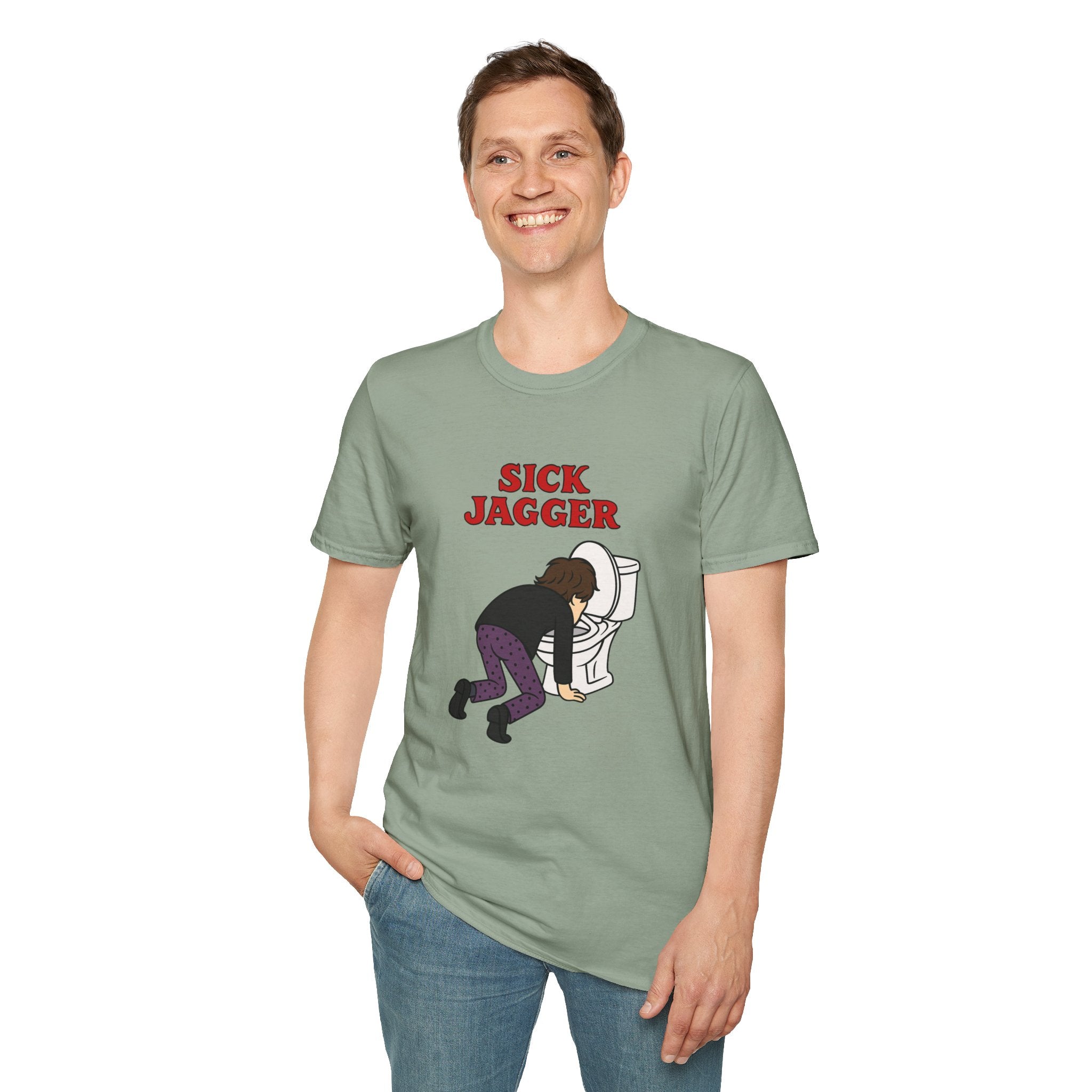 Sick Jagger funny shirt parody comedy tribute sick singer mick wordplay
