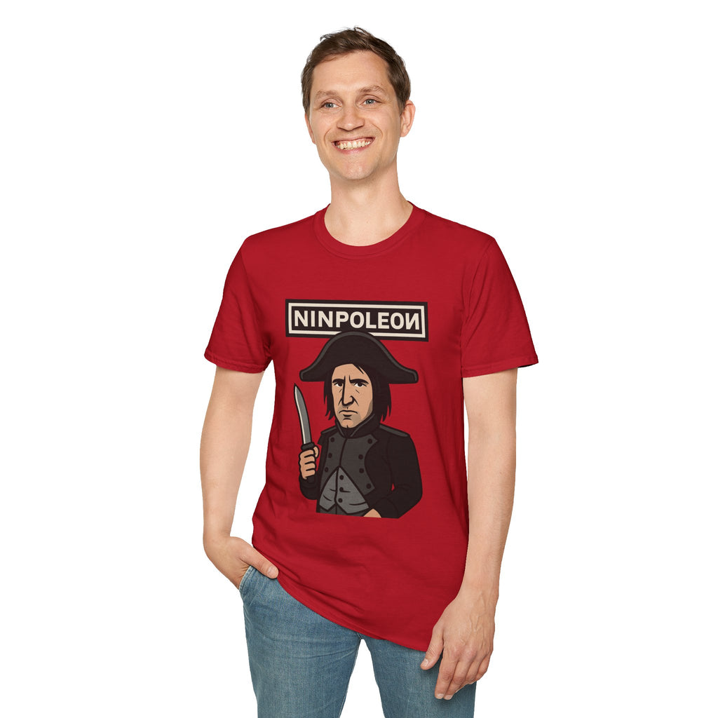 Ninpoleon ver. 2 Funny Shirt, Napoleon Trent Reznor Mashup Parody, Unisex Softstyle Tee, Nine Inch Nails, Wordplay