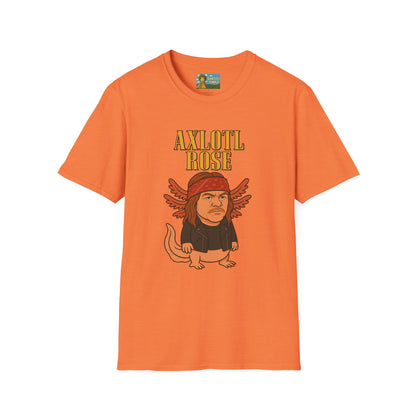 Axlotl Rose funny mashup of Axle Rose and an axolotl. guns 'n' roses biology nerd gift