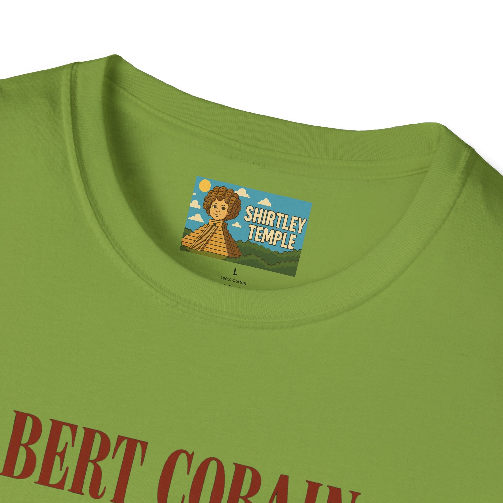 Bert Cobain funny mashup Kurt Cobain and Bert from sesame street wordplay unisex gift tee music lover