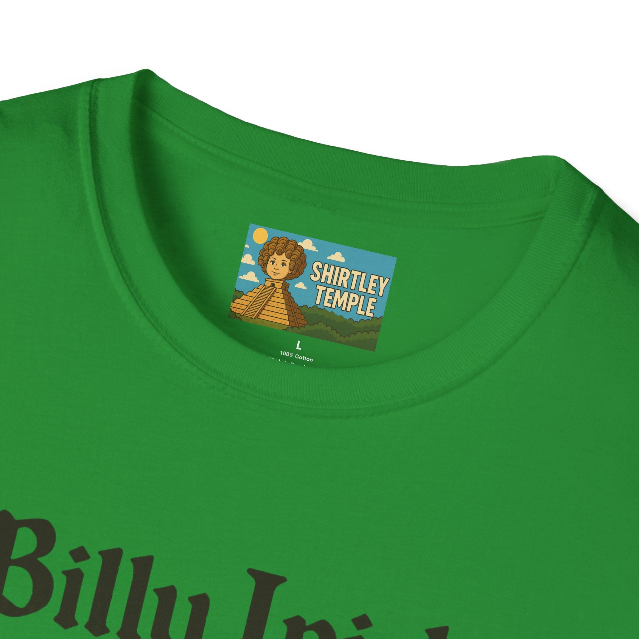 Billy Irish funny shirt parody apparel comedy tribute Billy Eilish as an irish person St. Patty's day