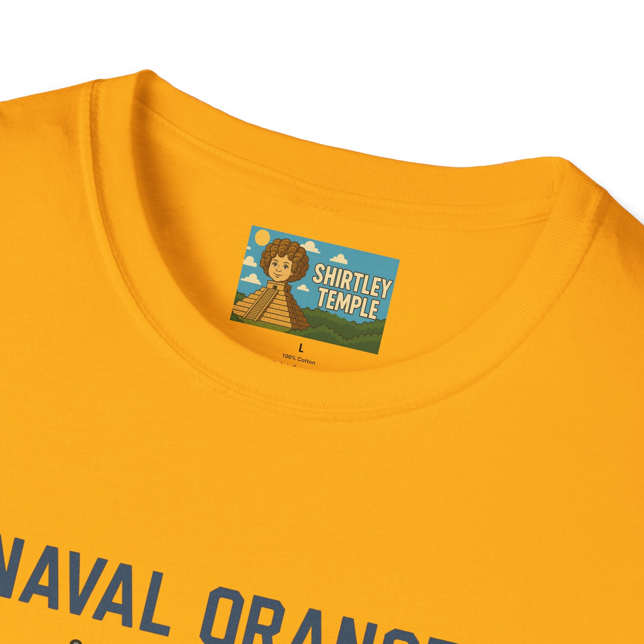 Naval Oranges Unisex Softstyle T-Shirt, Funny Shirt Parody Wordplay Mashup, Navy People Comedy Pun Punny, Navel Oranges Tee, Citrus Humor