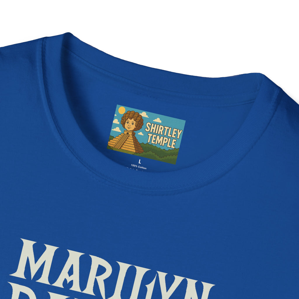 Marilyn Danson Funny Shirt, Mashup Tribute Tee, Parody Comedy Gift, Unisex Softstyle T-Shirt, Marilyn Manson Ted Danson