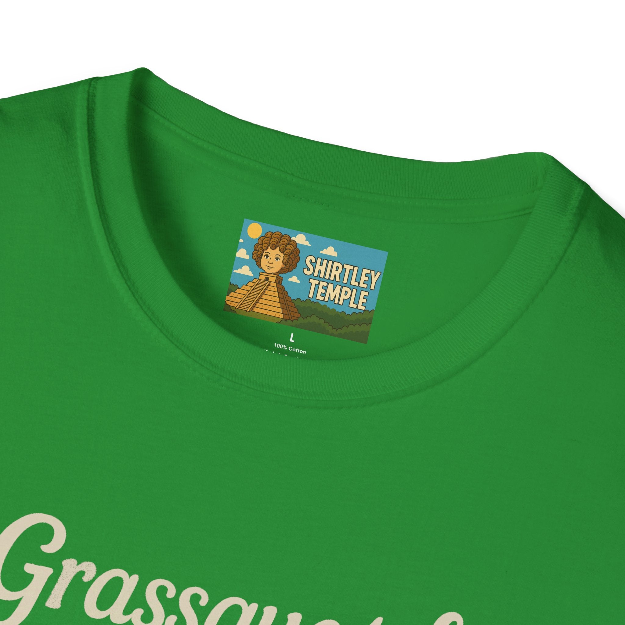 Grassquatch funny shirt mashup sasquatch and a stoner