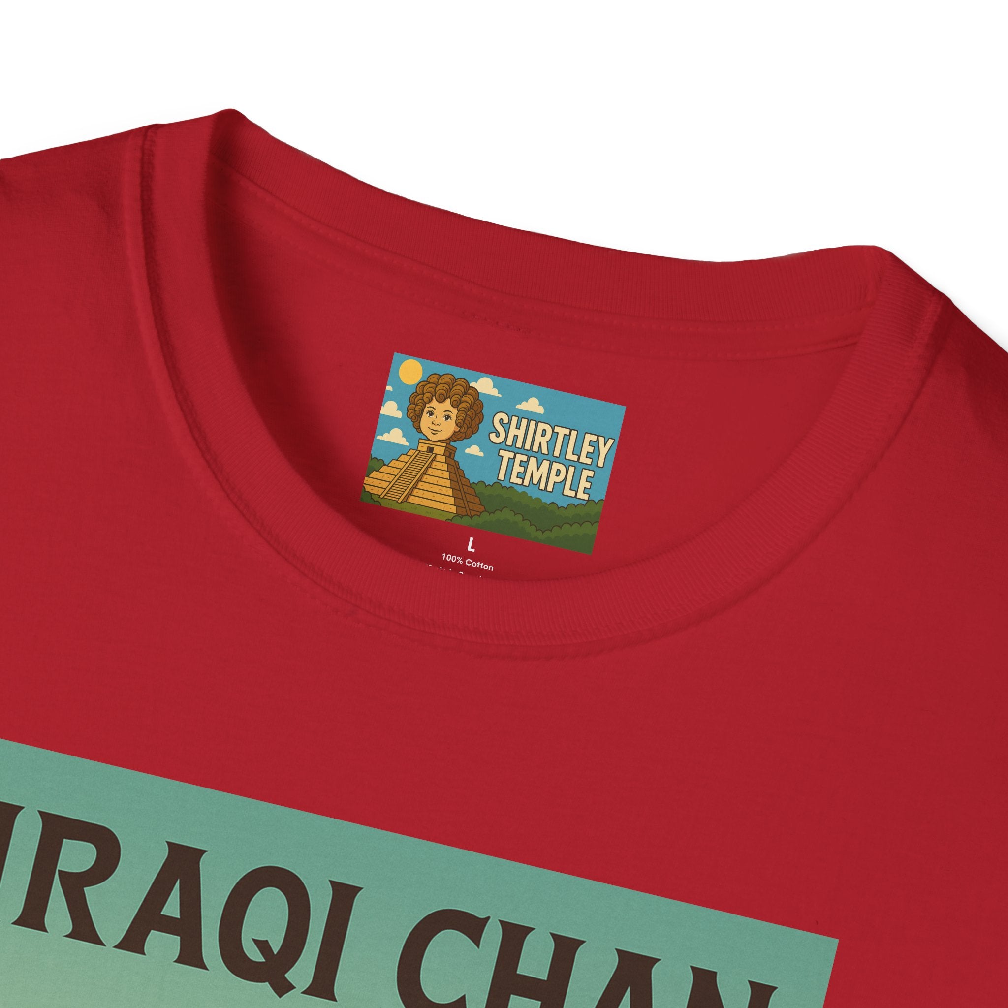 Iraqi Chan Unisex T-Shirt, Funny Jackie Chan Parody Apparel, Comedy Tribute Tee, Mashup Shirt