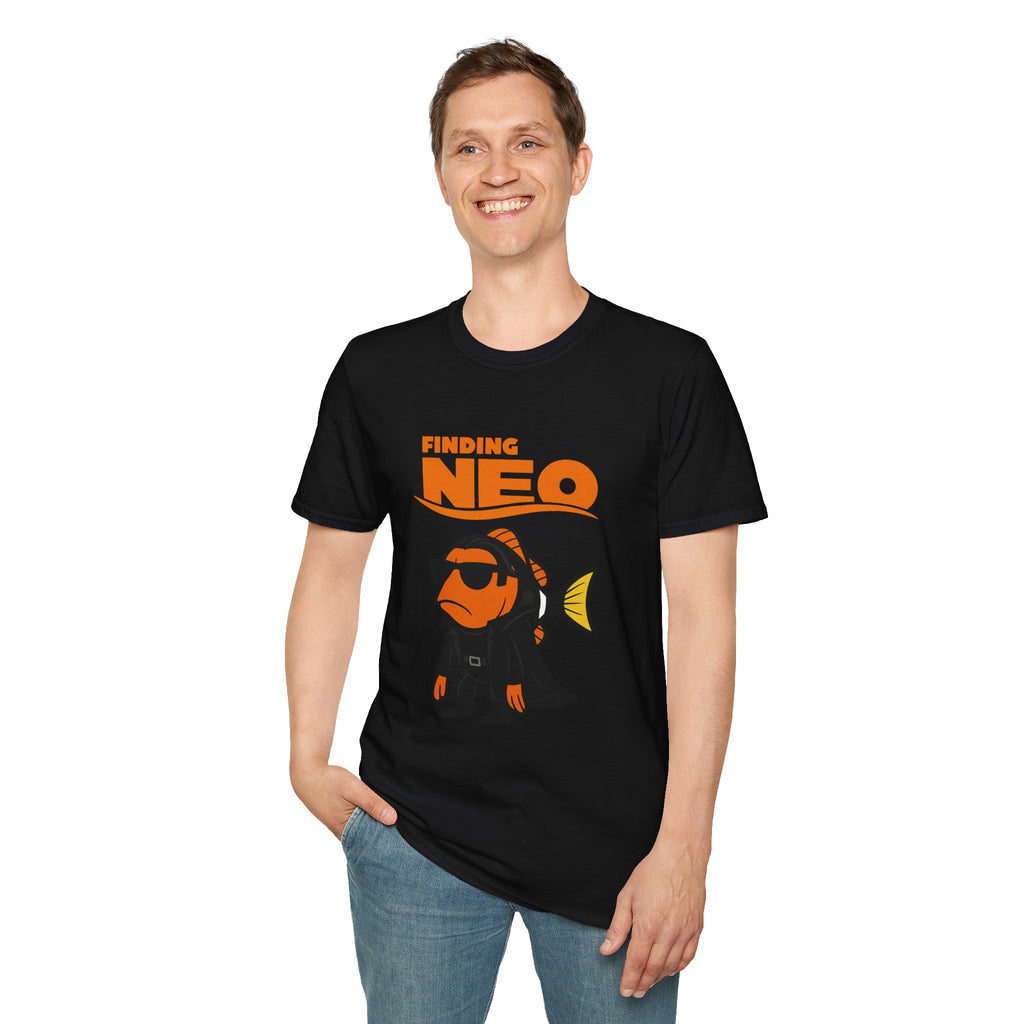 Finding Neo funny mashup shirt matrix and finding nemo