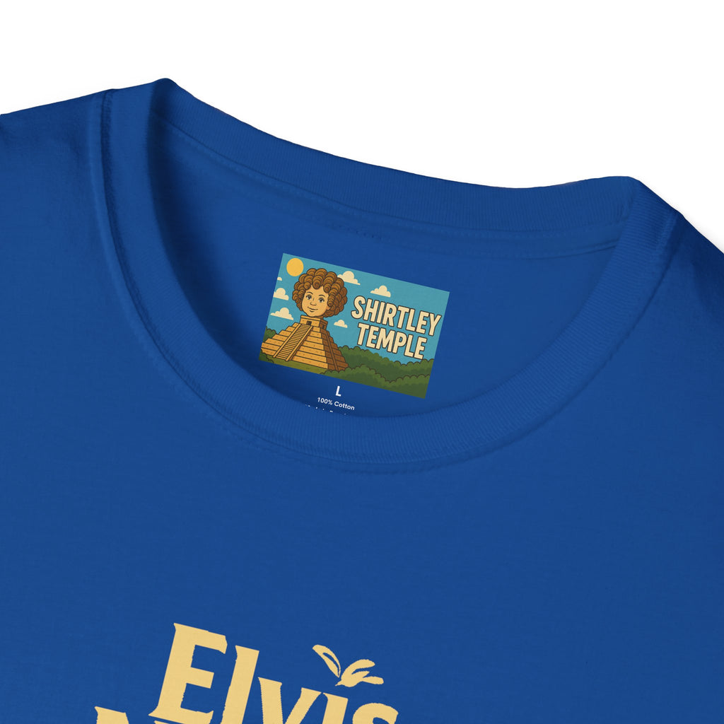 Elvis Nestle Mashup T-Shirt, Rock and Roll Rabbit Funny Tribute Tee, Musician Food Mascot Parody Shirt