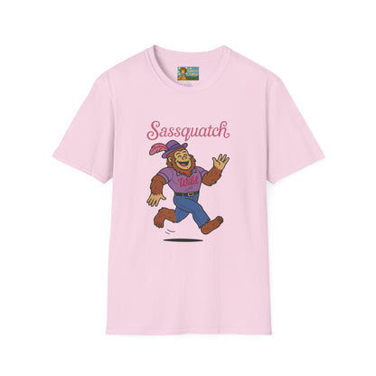 Sassquatch Unisex T-Shirt, Funny Sasquatch Shirt with Sassy Flair, Comedy Parody Tee, Wordplay Design, Bigfoot Graphic Shirt