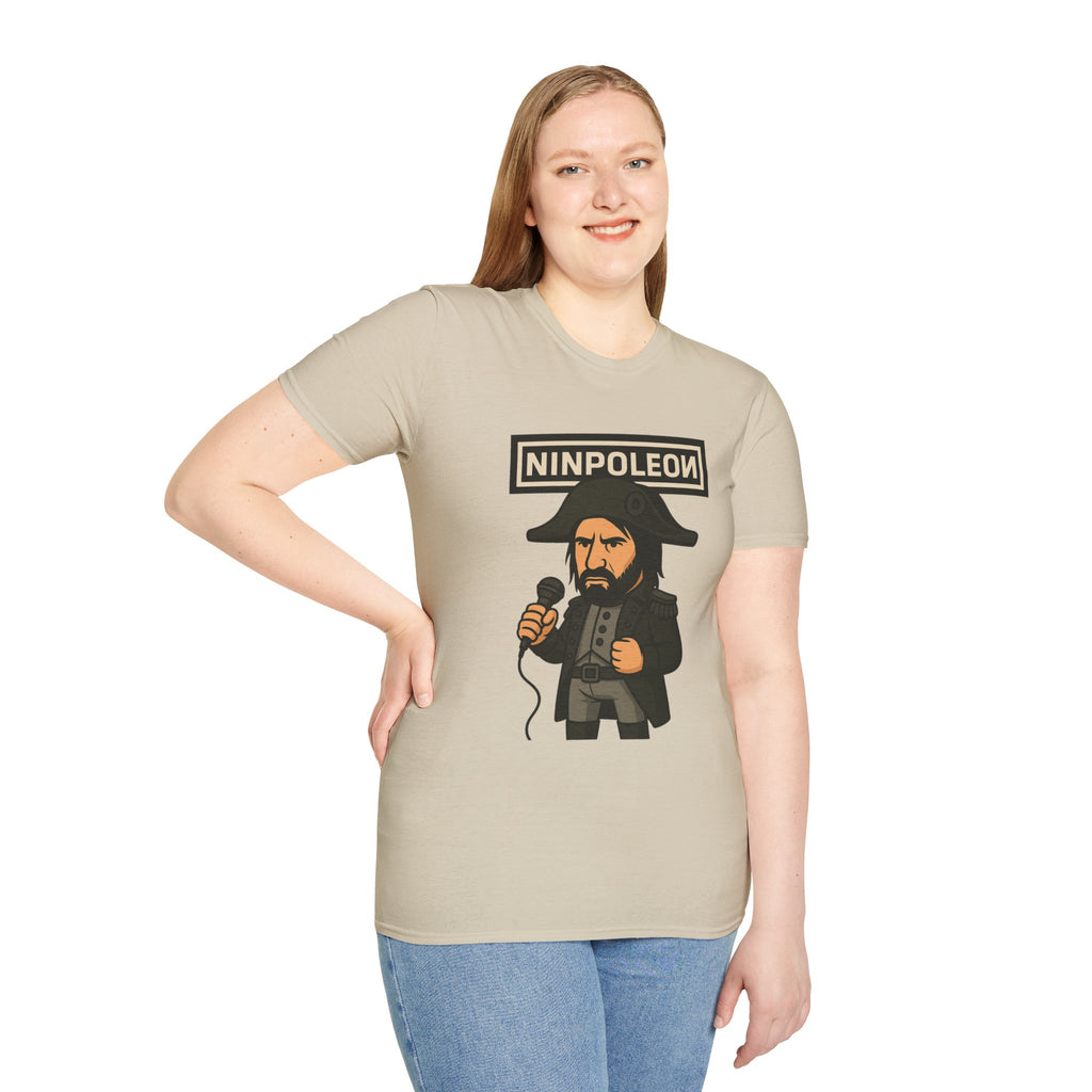 Ninpoleon Funny T-Shirt, Unisex Tee, Napoleon & Trent Reznor Parody Shirt, Nine Inch Nails Mashup Top