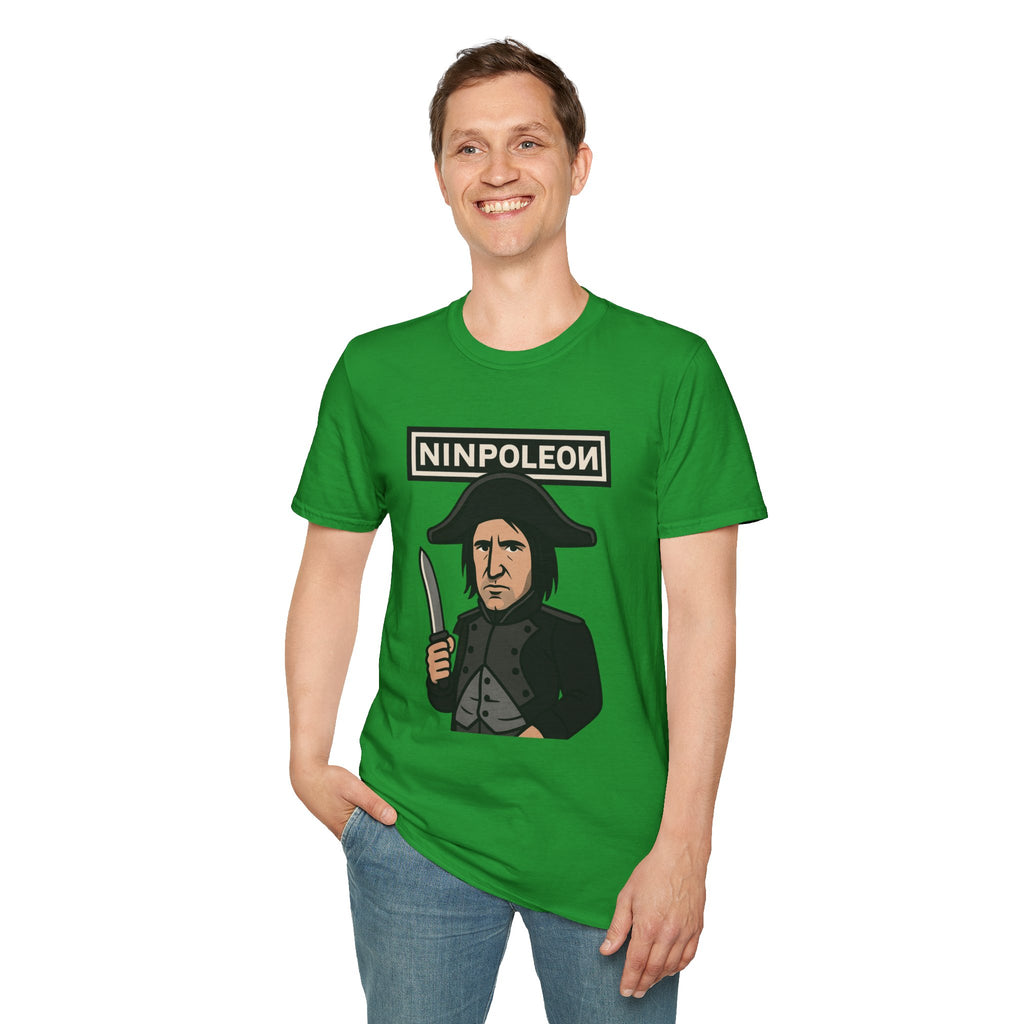 Ninpoleon ver. 2 Funny Shirt, Napoleon Trent Reznor Mashup Parody, Unisex Softstyle Tee, Nine Inch Nails, Wordplay