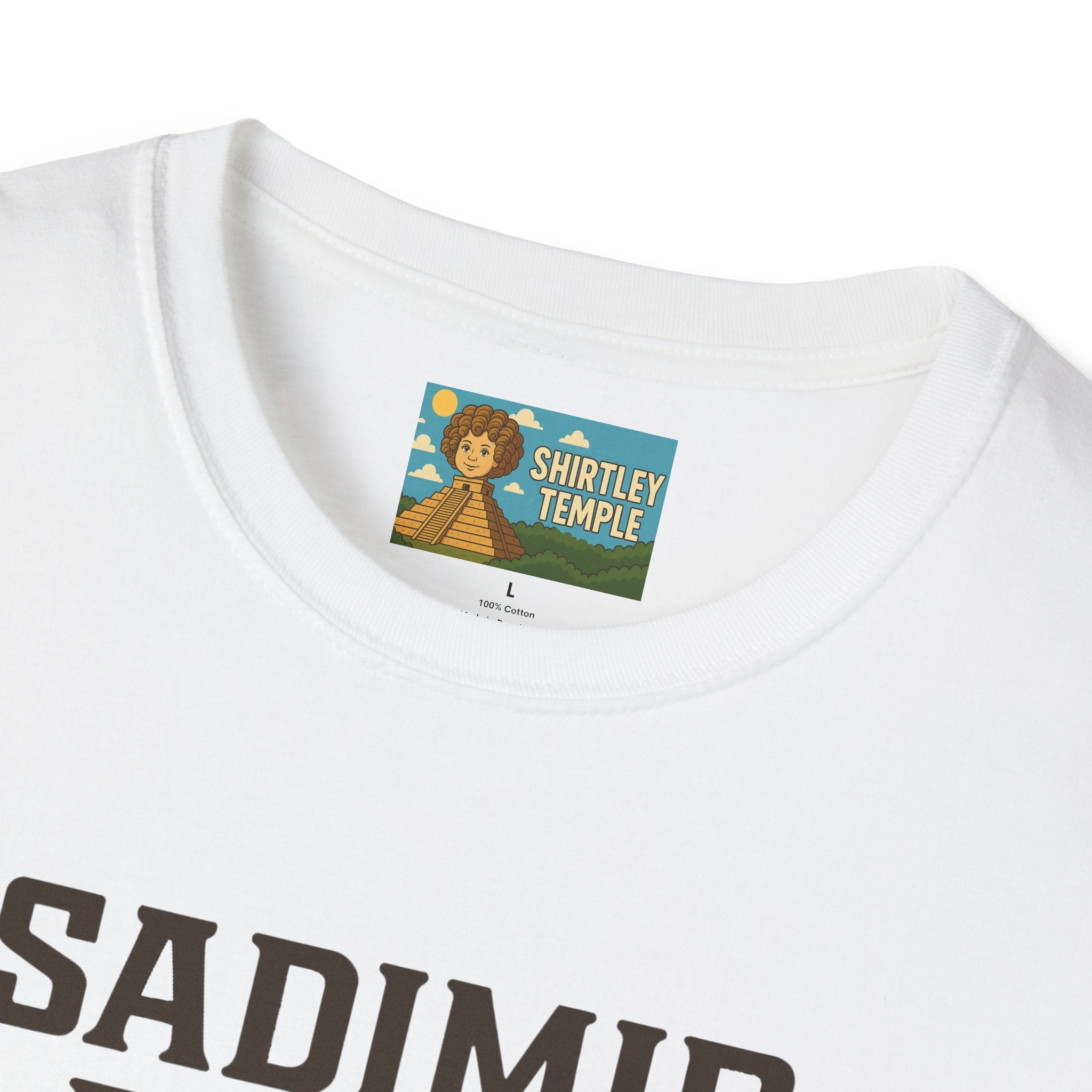Sadimir Putin Funny T-Shirt, Vladimir Putin Parody Tee, Sad Person Comedy Shirt, Wordplay Humor Top