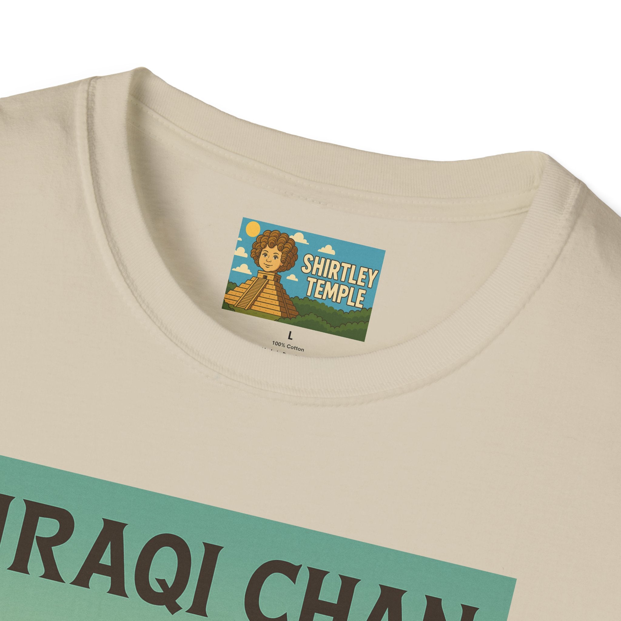 Iraqi Chan Unisex T-Shirt, Funny Jackie Chan Parody Apparel, Comedy Tribute Tee, Mashup Shirt