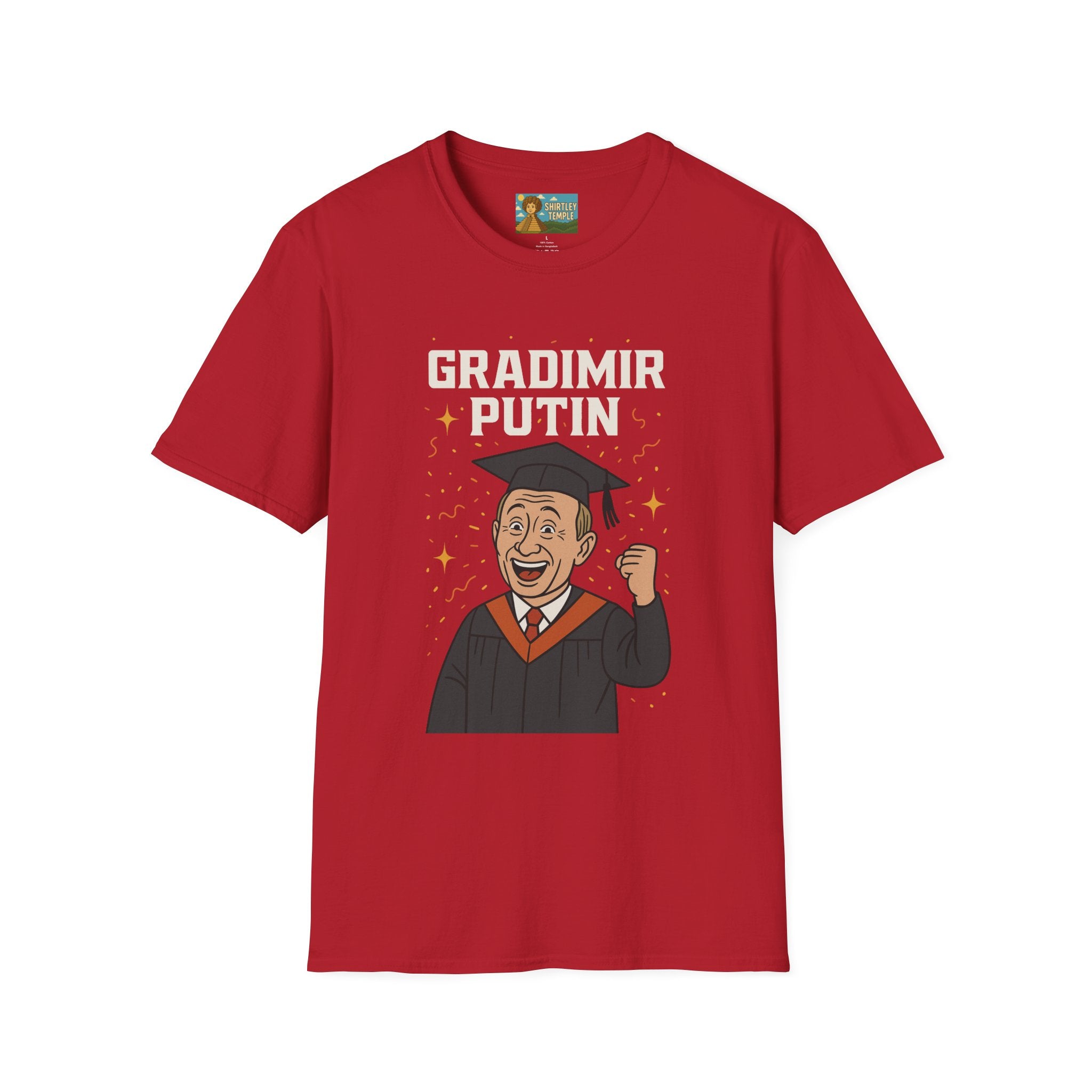 Gradimir Putin funny shirt wordplay vladimir putin graduating