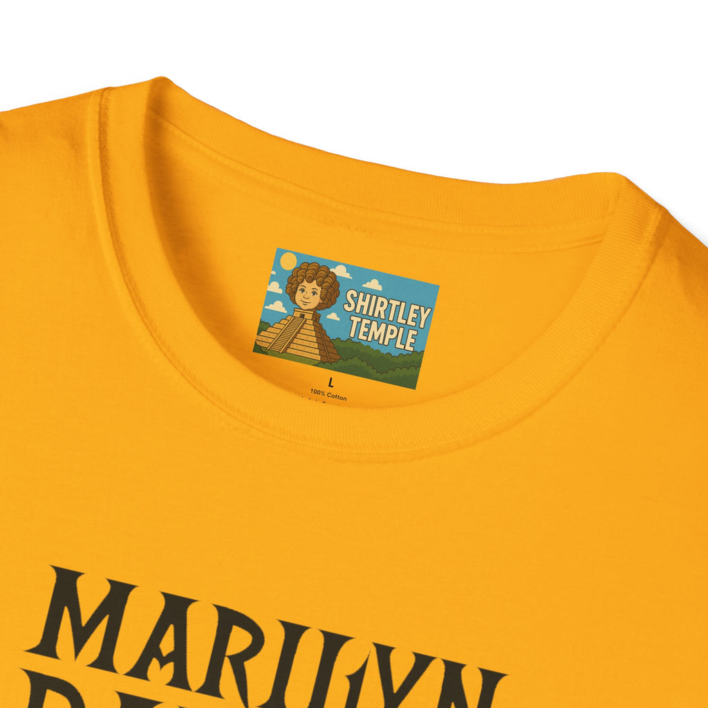 Marilyn Danson Funny Shirt, Mashup Tribute Tee, Parody Comedy Gift, Unisex Softstyle T-Shirt, Marilyn Manson Ted Danson