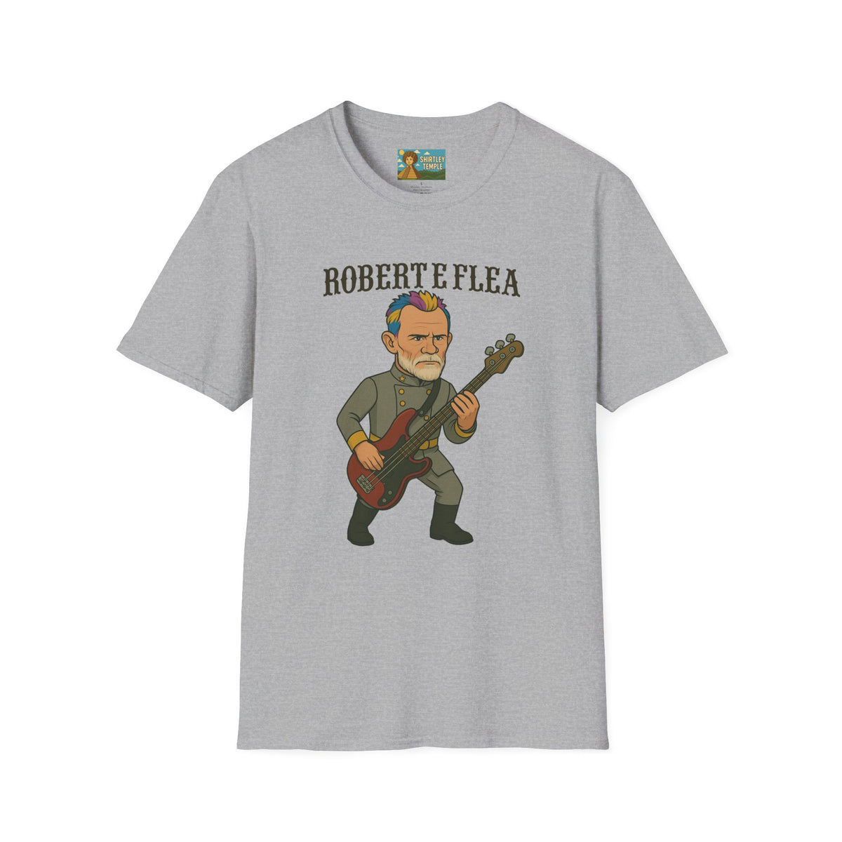 Robert E Flea Funny Unisex T-Shirt, Mashup Parody Comedy Tee, Robert E Lee and Flea Shirt, Humorous Graphic Tee, Gift for Comedy Lovers