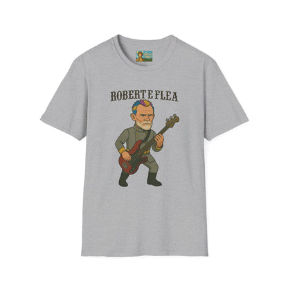 Robert E Flea Funny Unisex T-Shirt, Mashup Parody Comedy Tee, Robert E Lee and Flea Shirt, Humorous Graphic Tee, Gift for Comedy Lovers
