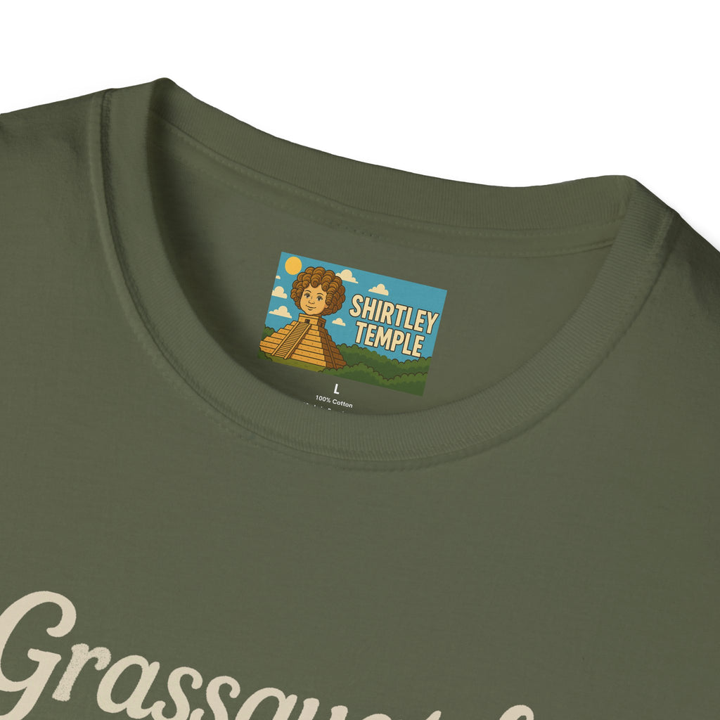 Grassquatch funny shirt mashup sasquatch and a stoner