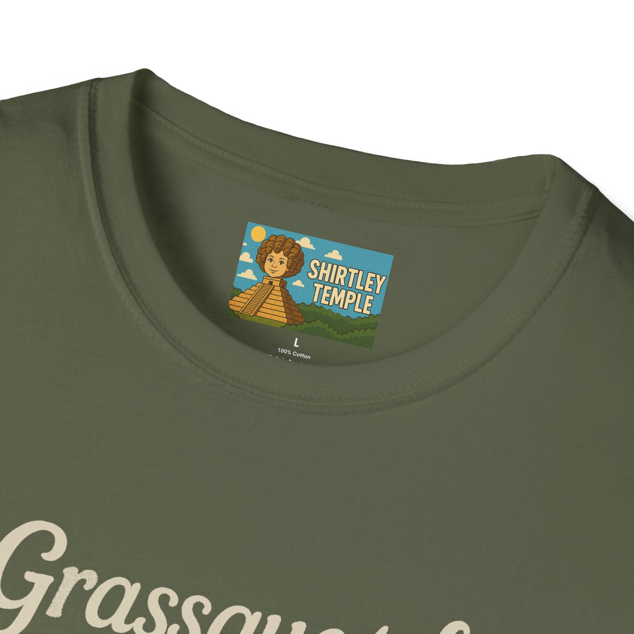 Grassquatch funny shirt mashup sasquatch and a stoner
