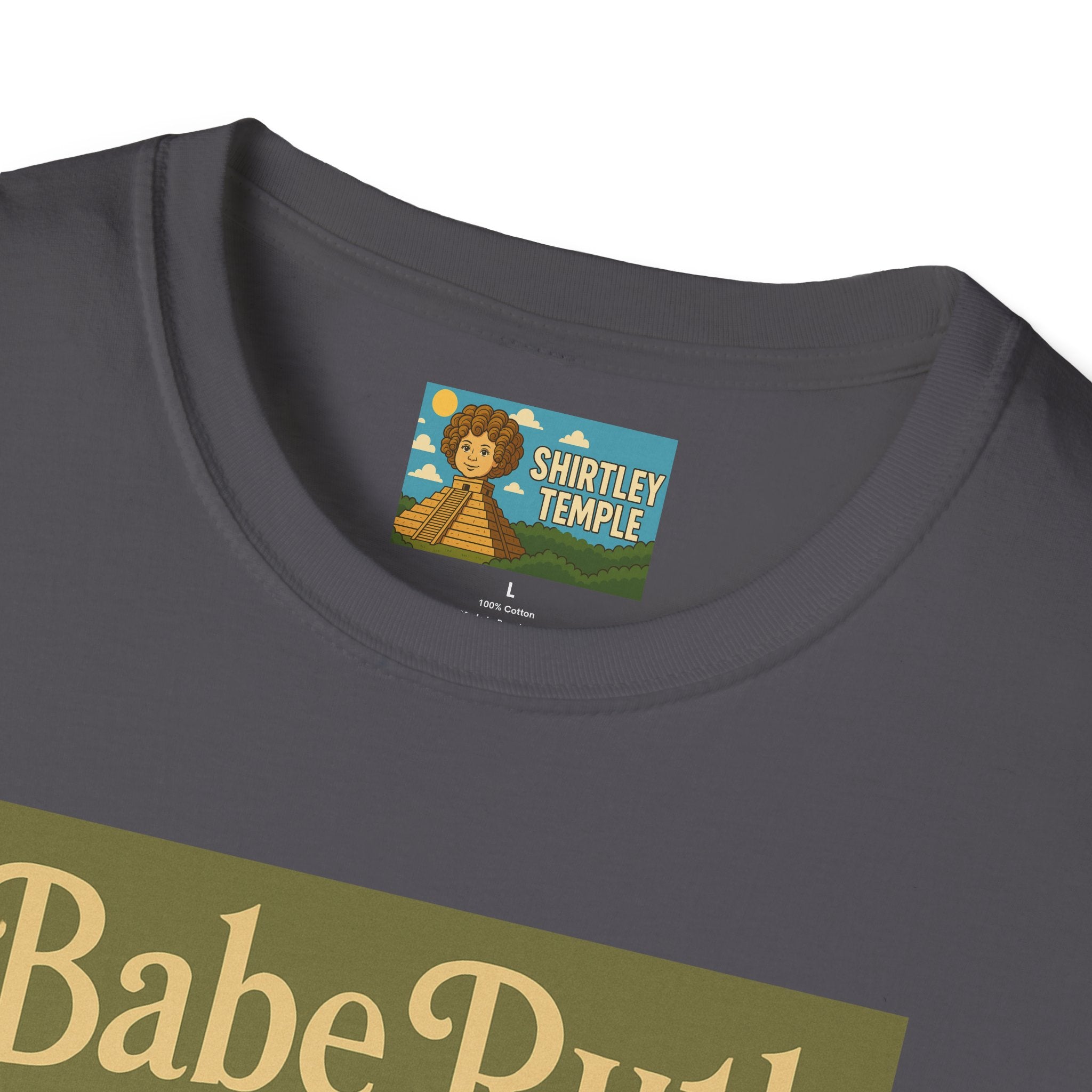 Babe Ruth funny wordplay pun baseball star remagined as a babe vintage nerd gift