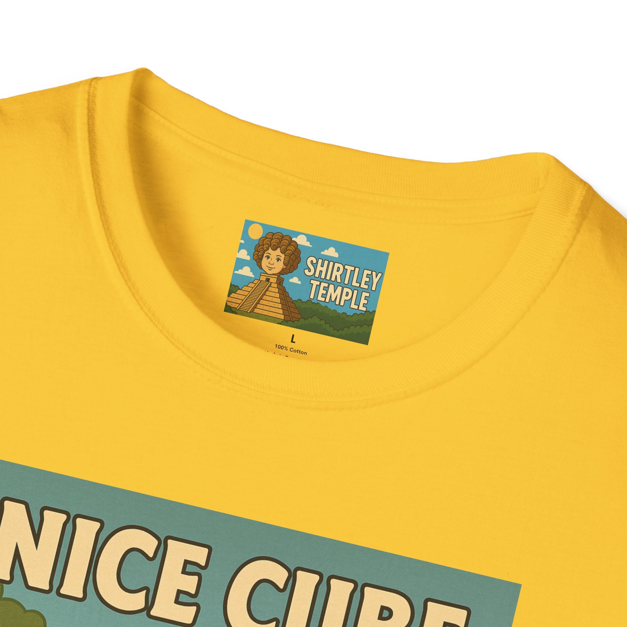 Nice Cube Funny Parody T-Shirt, Ice Cube Tribute Tee, Humorous Wordplay Top, Cool Gift for Hip Hop Fans, Softstyle Shirt