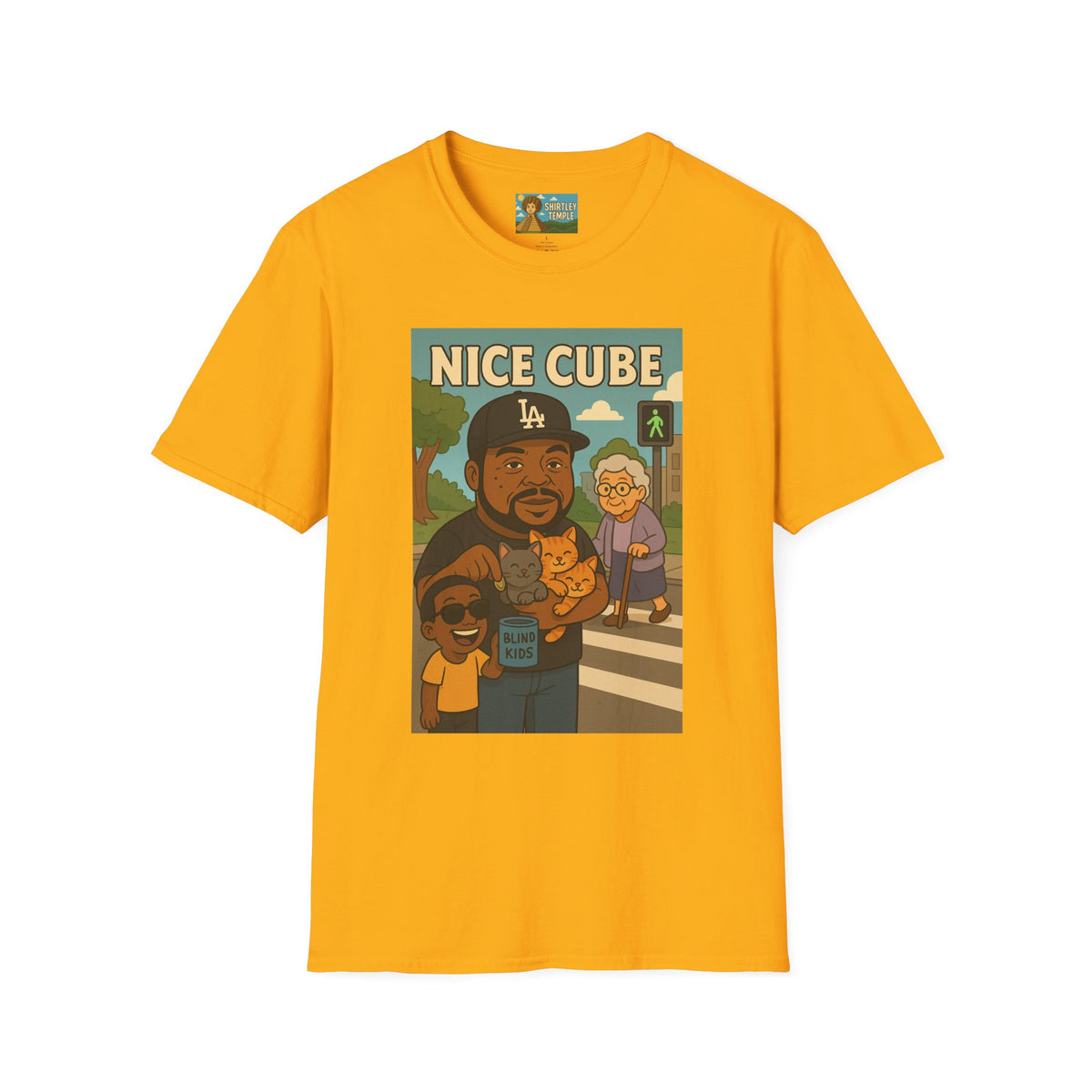 Nice Cube Funny Parody T-Shirt, Ice Cube Tribute Tee, Humorous Wordplay Top, Cool Gift for Hip Hop Fans, Softstyle Shirt