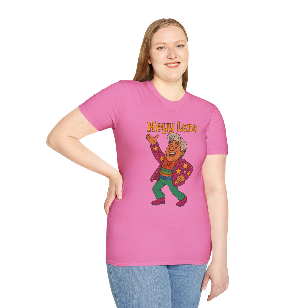 Heyy Leno funny shirt Jay leno parody tribute with extra flair