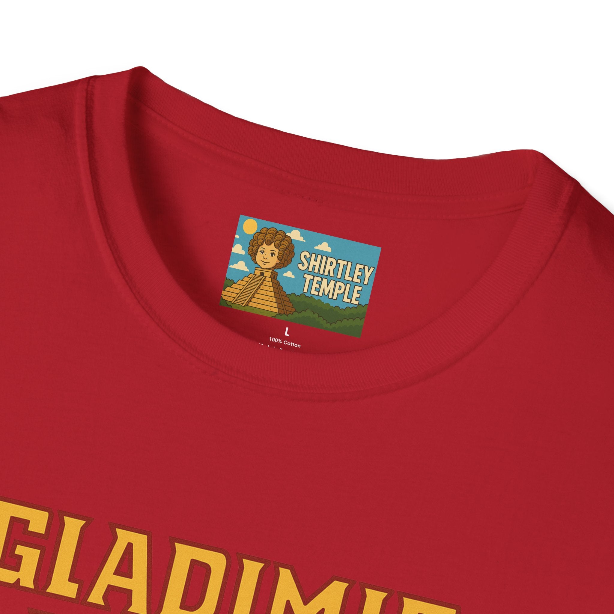 Gladimir Putin funny shirt wordplay vladimir putin being glad