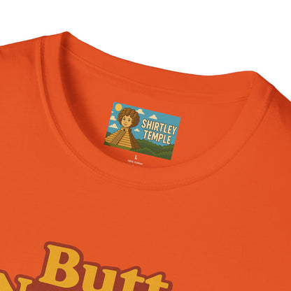 Butt Nuggets Funny Unisex Softstyle T-Shirt, Chicken Poop Pun Tee, Hilarious Wordplay Apparel, Comfy Graphic Shirt, Unisex Shirt for Joke