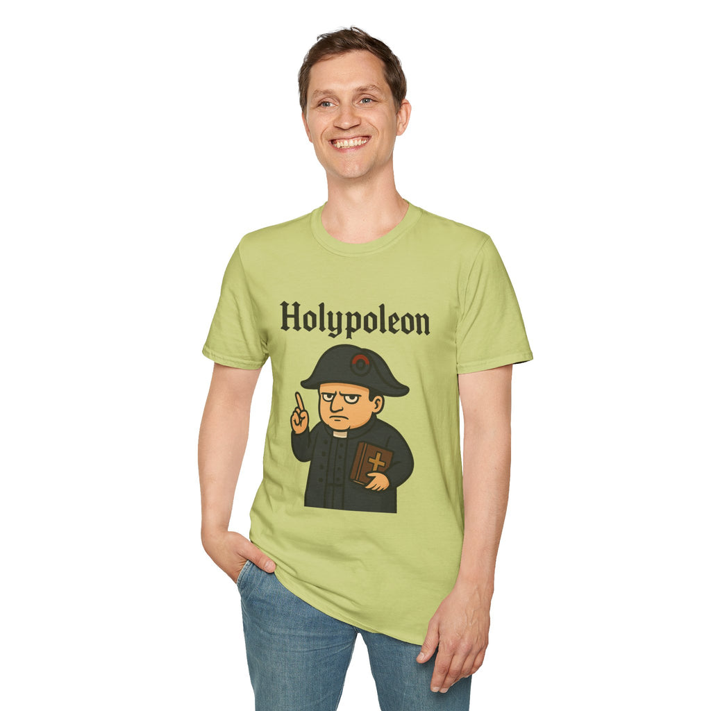Holypoleon funny shirt mashup wordplay napoleon and a priest