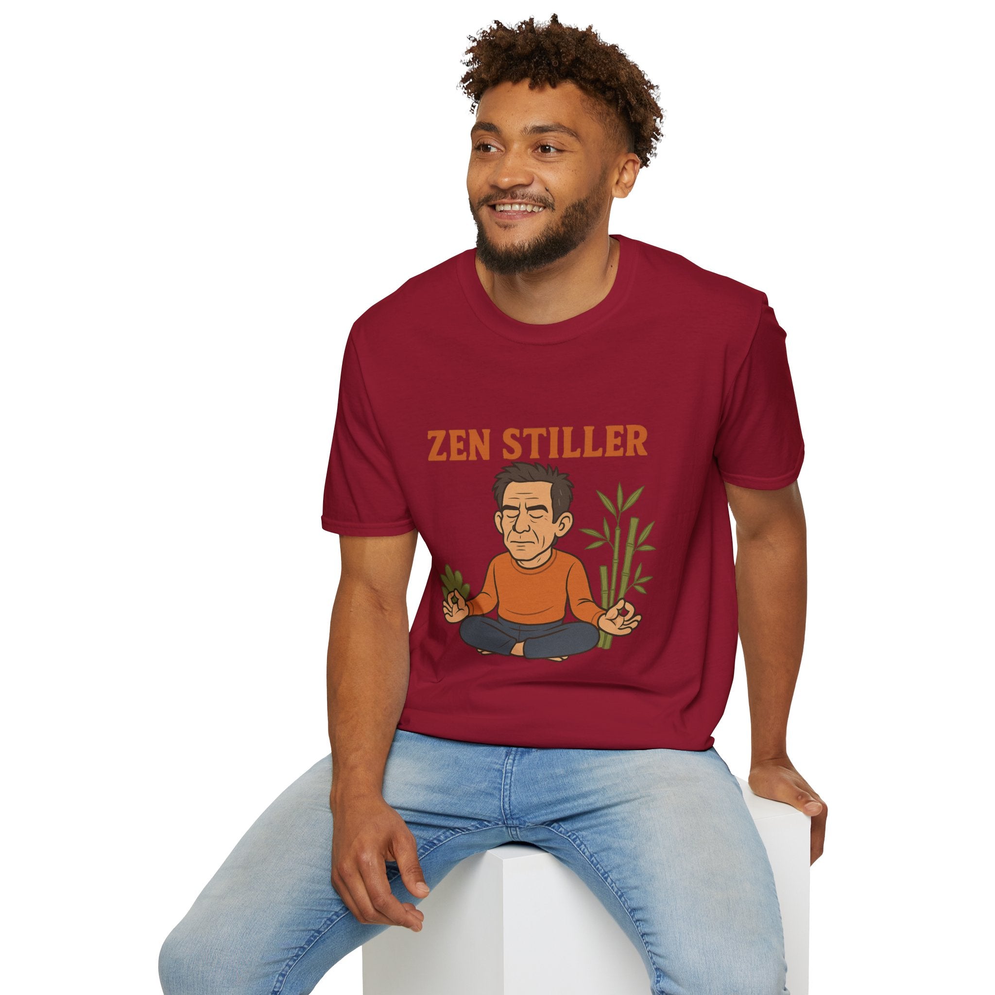 Zen Stiller Softstyle T-Shirt, Ben Tribute Actor Wordplay Tee, Laugh Gift Idea