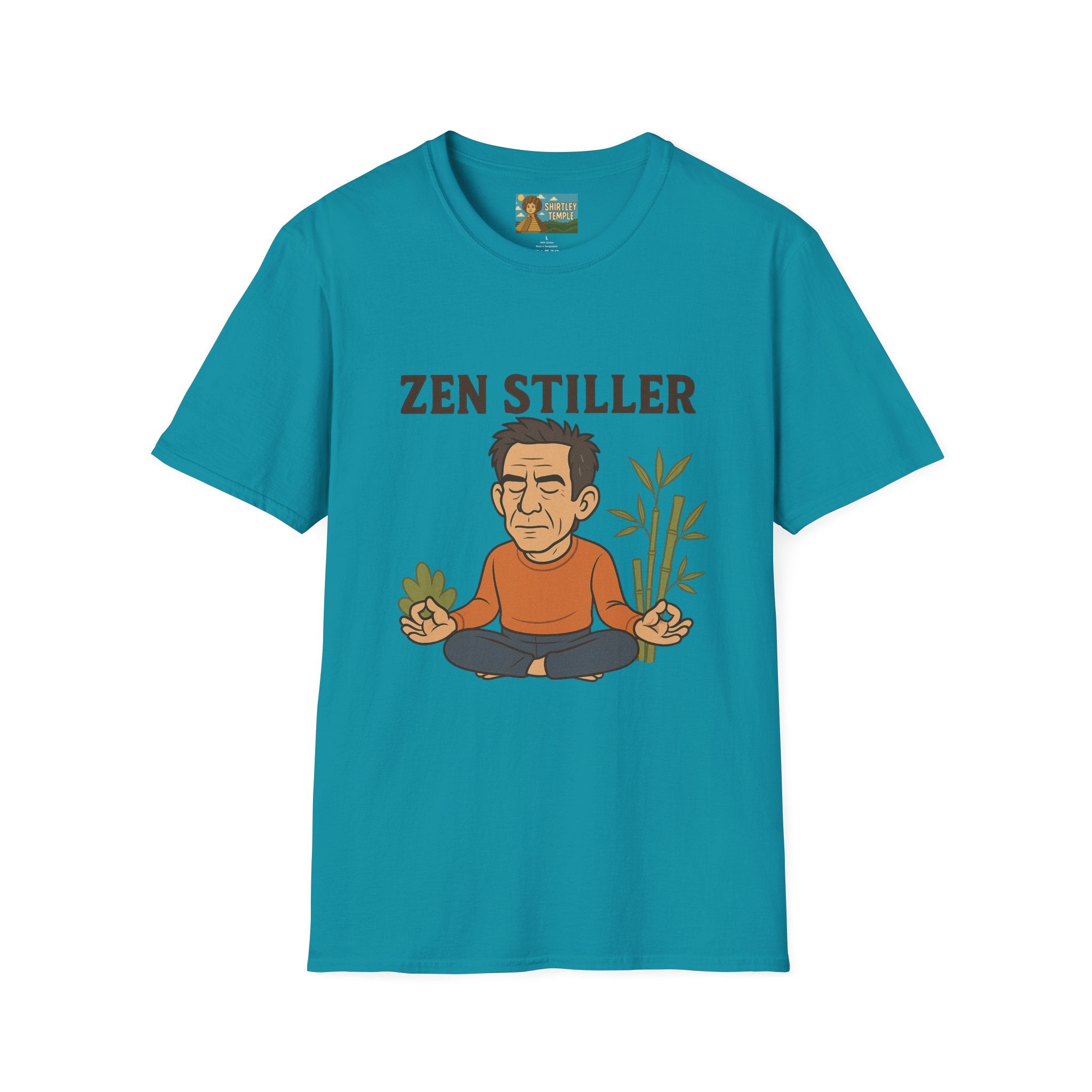 Zen Stiller Softstyle T-Shirt, Ben Tribute Actor Wordplay Tee, Laugh Gift Idea