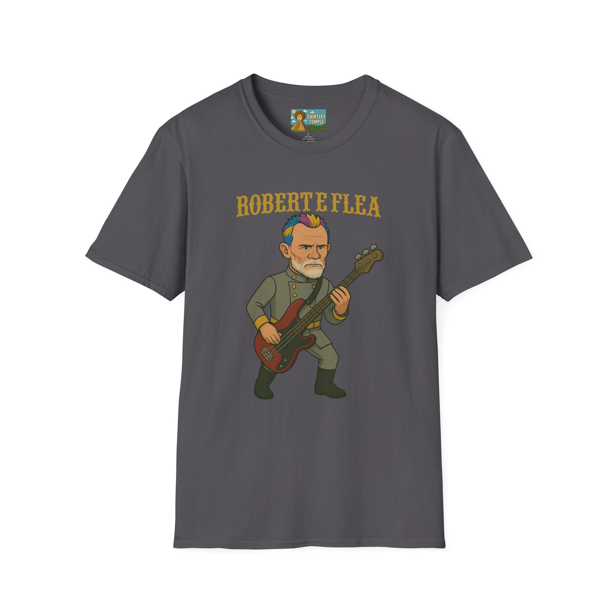 Robert E Flea Funny Unisex T-Shirt, Mashup Parody Comedy Tee, Robert E Lee and Flea Shirt, Humorous Graphic Tee, Gift for Comedy Lovers