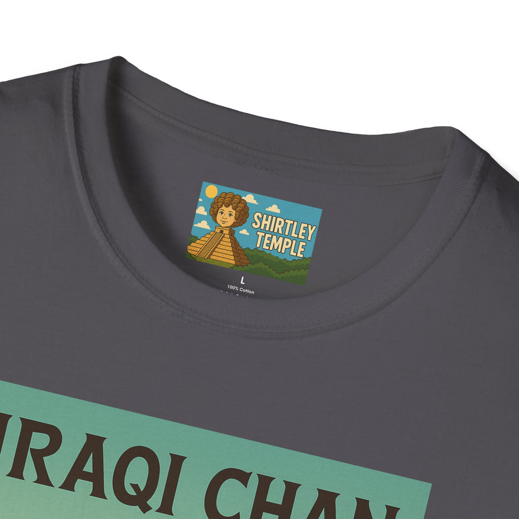 Iraqi Chan Unisex T-Shirt, Funny Jackie Chan Parody Apparel, Comedy Tribute Tee, Mashup Shirt