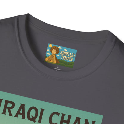 Iraqi Chan Unisex T-Shirt, Funny Jackie Chan Parody Apparel, Comedy Tribute Tee, Mashup Shirt