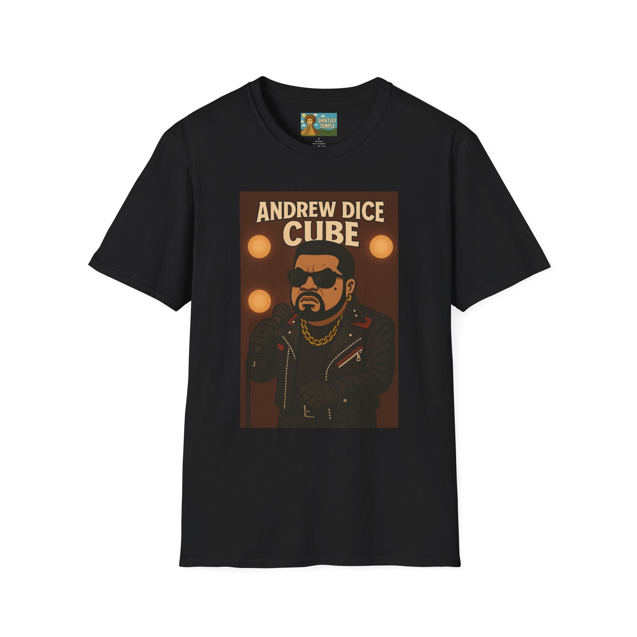 Andrew Dice Cube funny mashup Comedian T-Shirt, Humorous Wordplay Tee, Unisex Softstyle Top