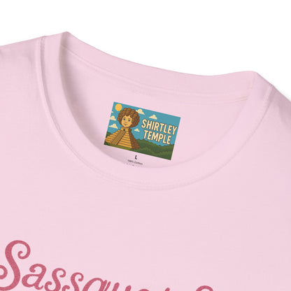Sassquatch Unisex T-Shirt, Funny Sasquatch Shirt with Sassy Flair, Comedy Parody Tee, Wordplay Design, Bigfoot Graphic Shirt