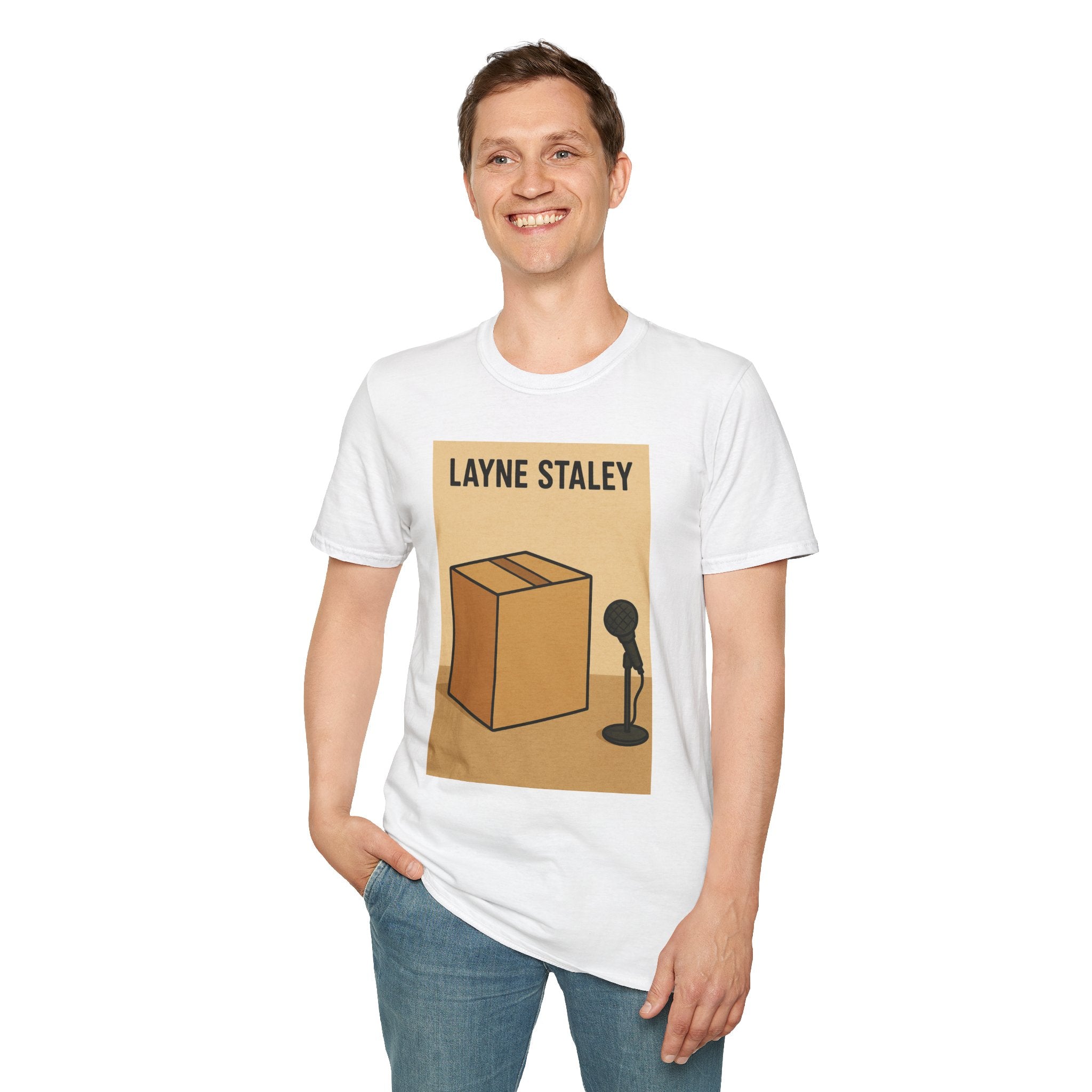 Layne Staley Man in the Box Unisex Softstyle T-Shirt - Alice in Chains Inspired Tee, Music Fan Gift, Grunge Rock Band Top, Funny