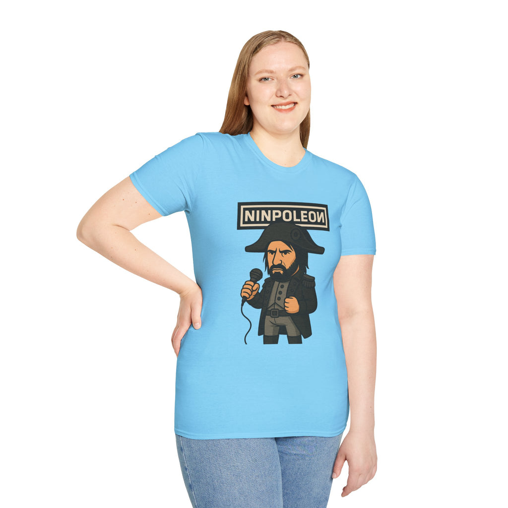 Ninpoleon Funny T-Shirt, Unisex Tee, Napoleon & Trent Reznor Parody Shirt, Nine Inch Nails Mashup Top