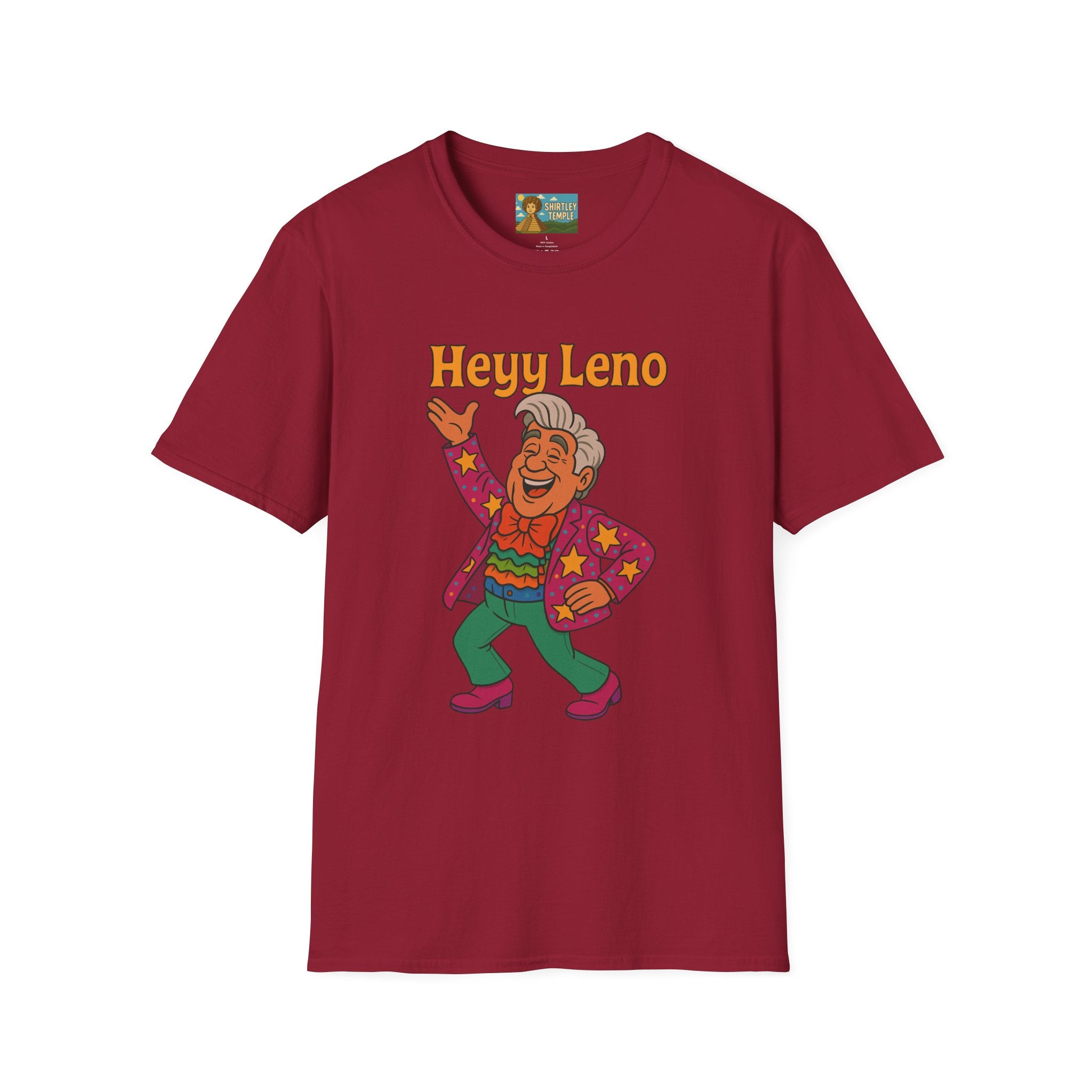 Heyy Leno funny shirt Jay leno parody tribute with extra flair