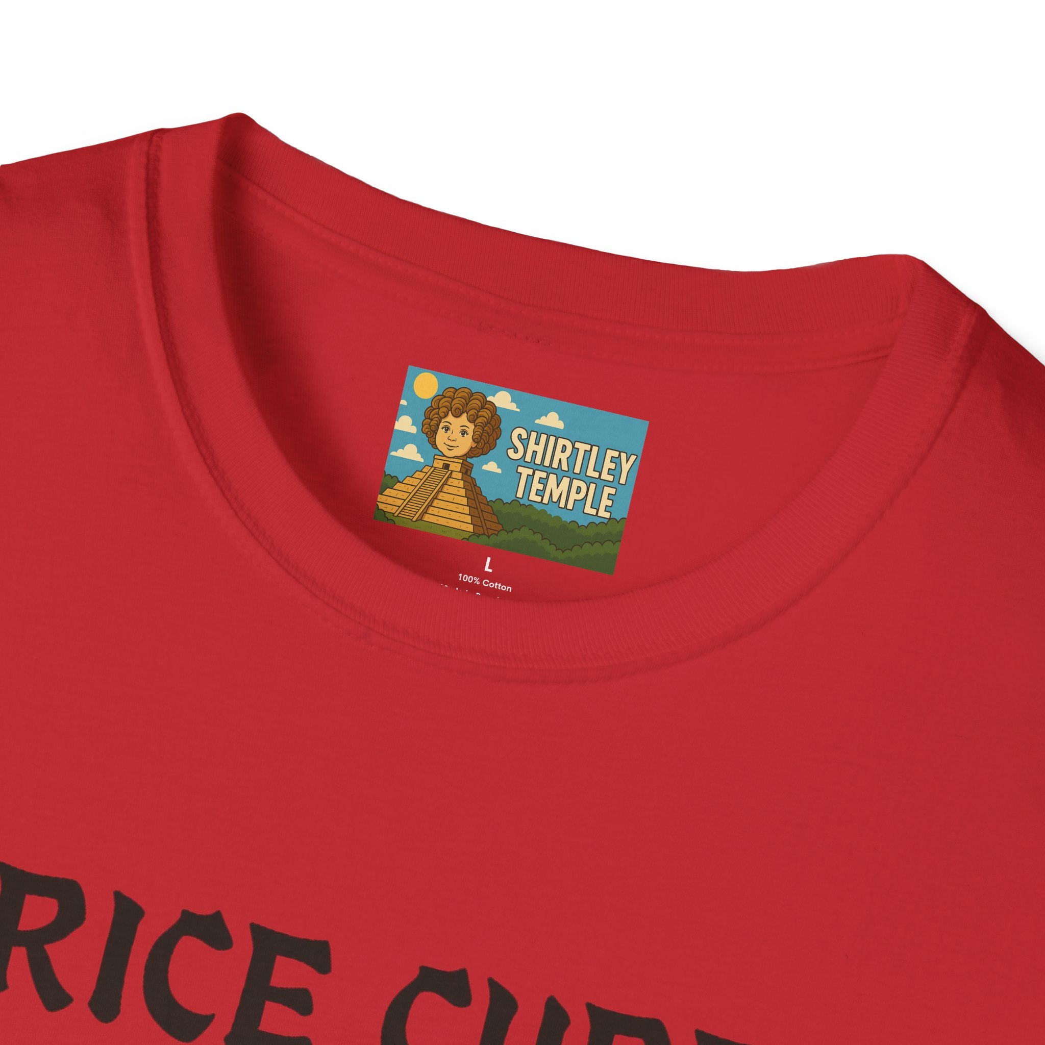 Rice Cube Funny T-Shirt, Ice Cube Asian Parody Shirt, Wordplay Tee, Hip-Hop Music Fan Gift, Unisex Softstyle Top