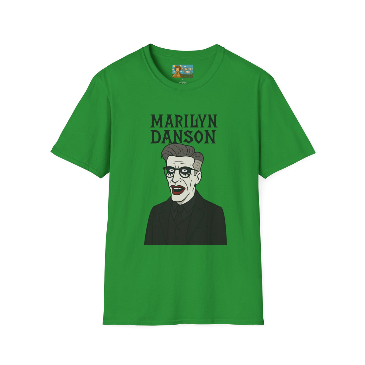 Marilyn Danson Funny Shirt, Mashup Tribute Tee, Parody Comedy Gift, Unisex Softstyle T-Shirt, Marilyn Manson Ted Danson