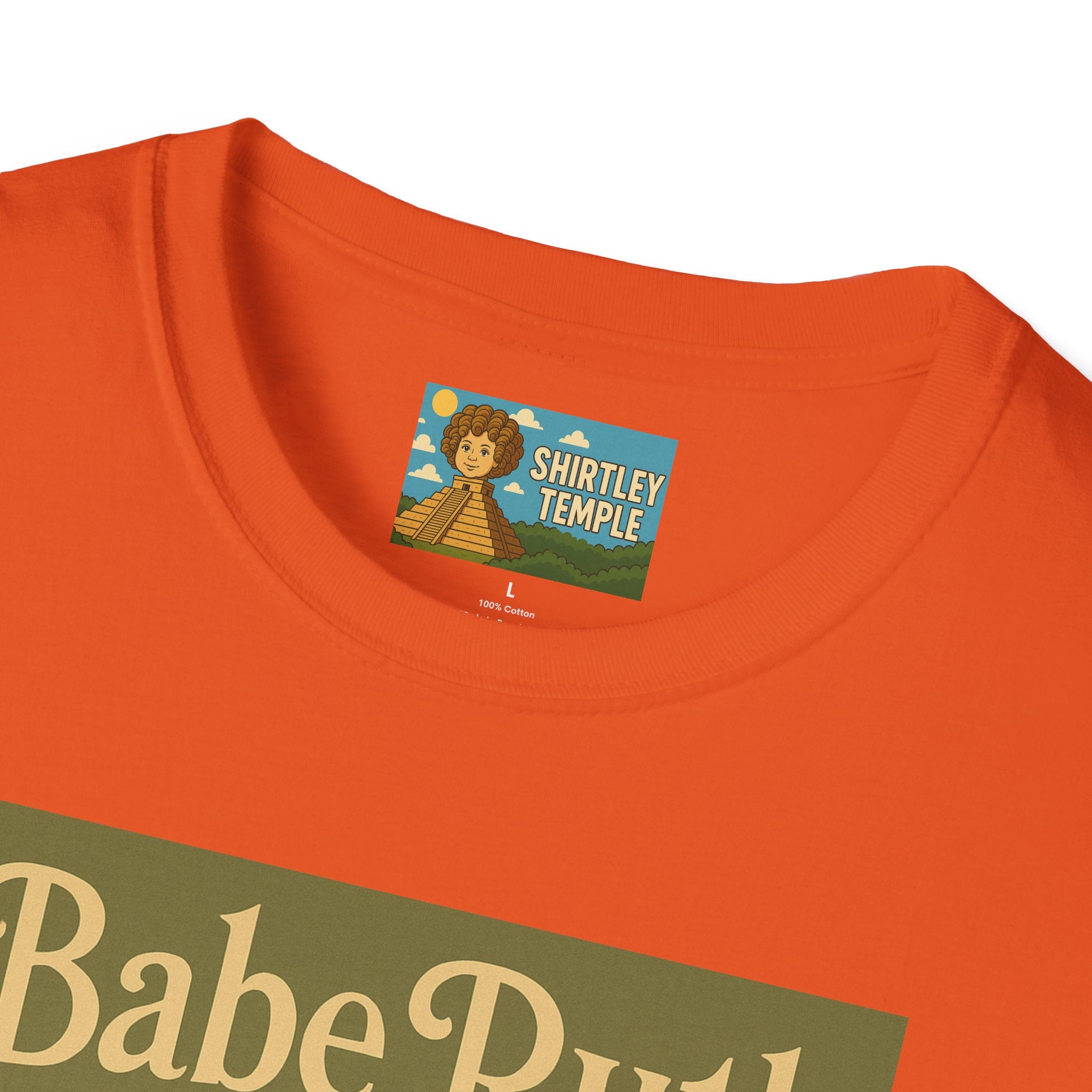 Babe Ruth funny wordplay pun baseball star remagined as a babe vintage nerd gift