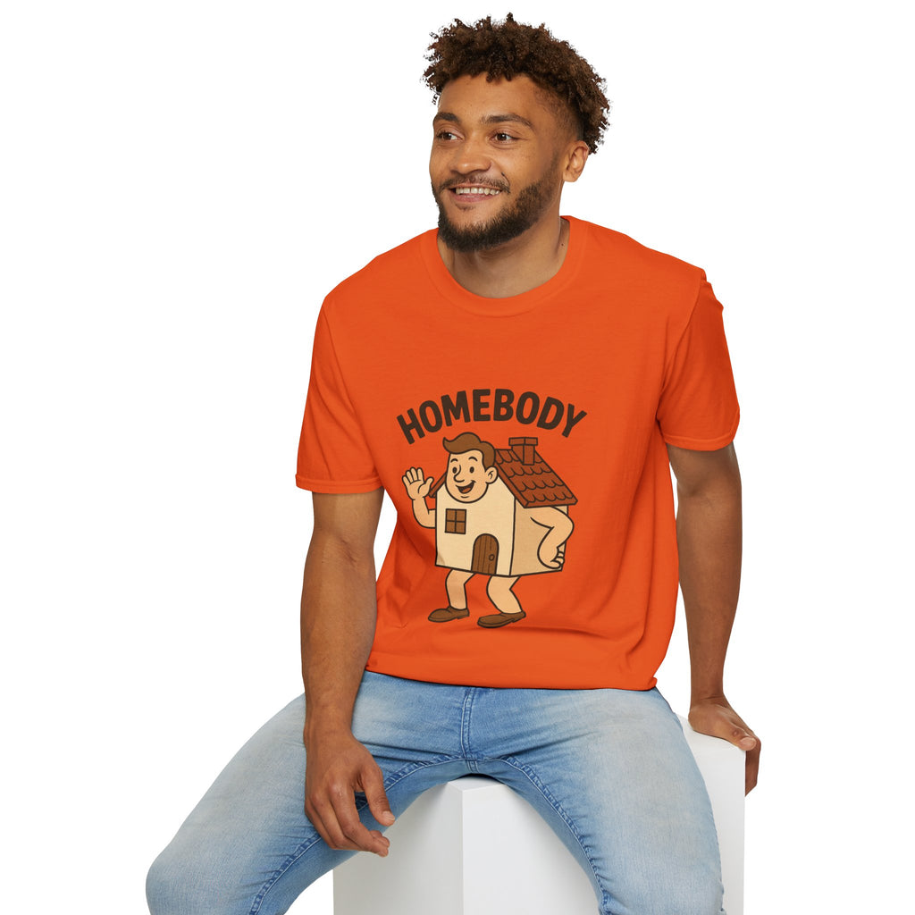 Homebody funny shirt wordplay pun literal home for a body