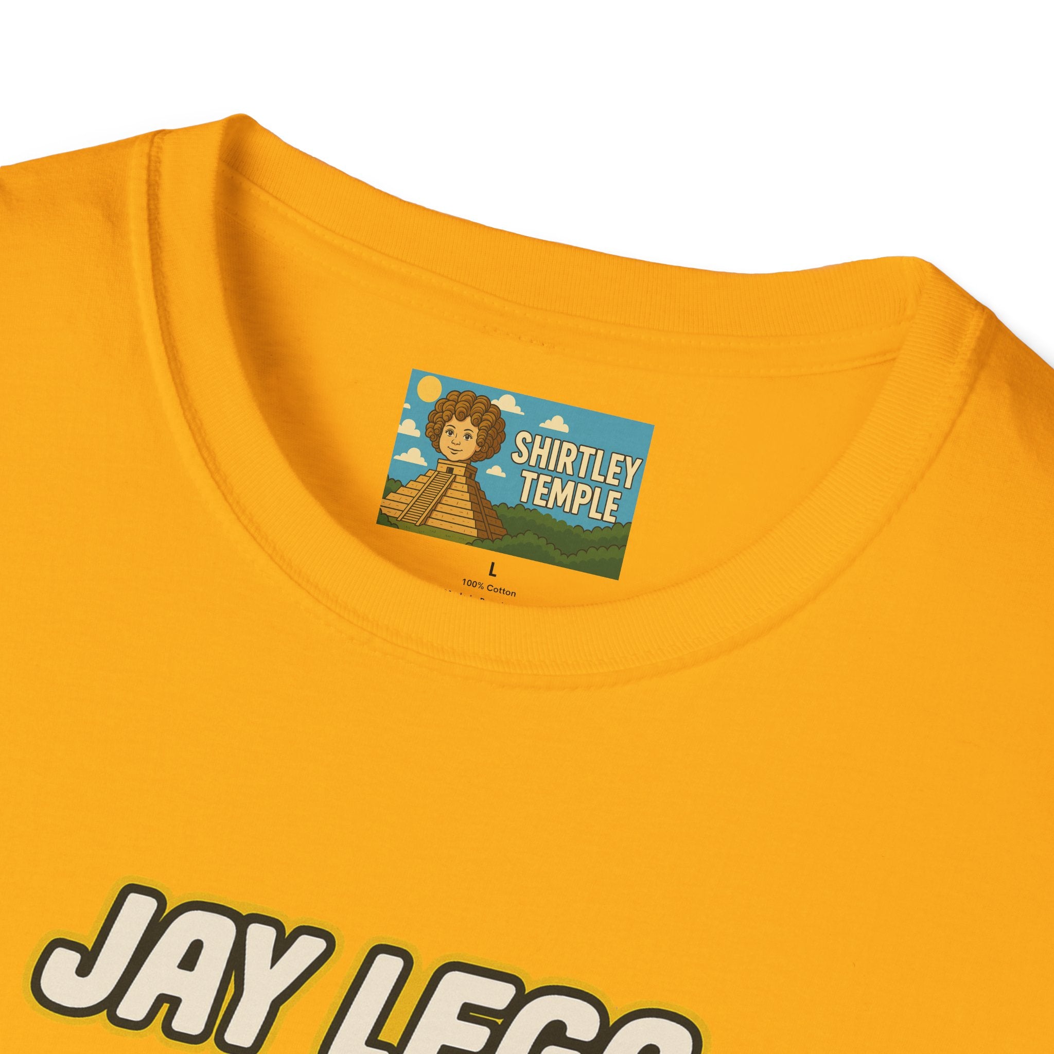 Jay Lego Funny Shirt Parody Apparel, Comedy Tribute, Lego Person, Jay Leno Mashup