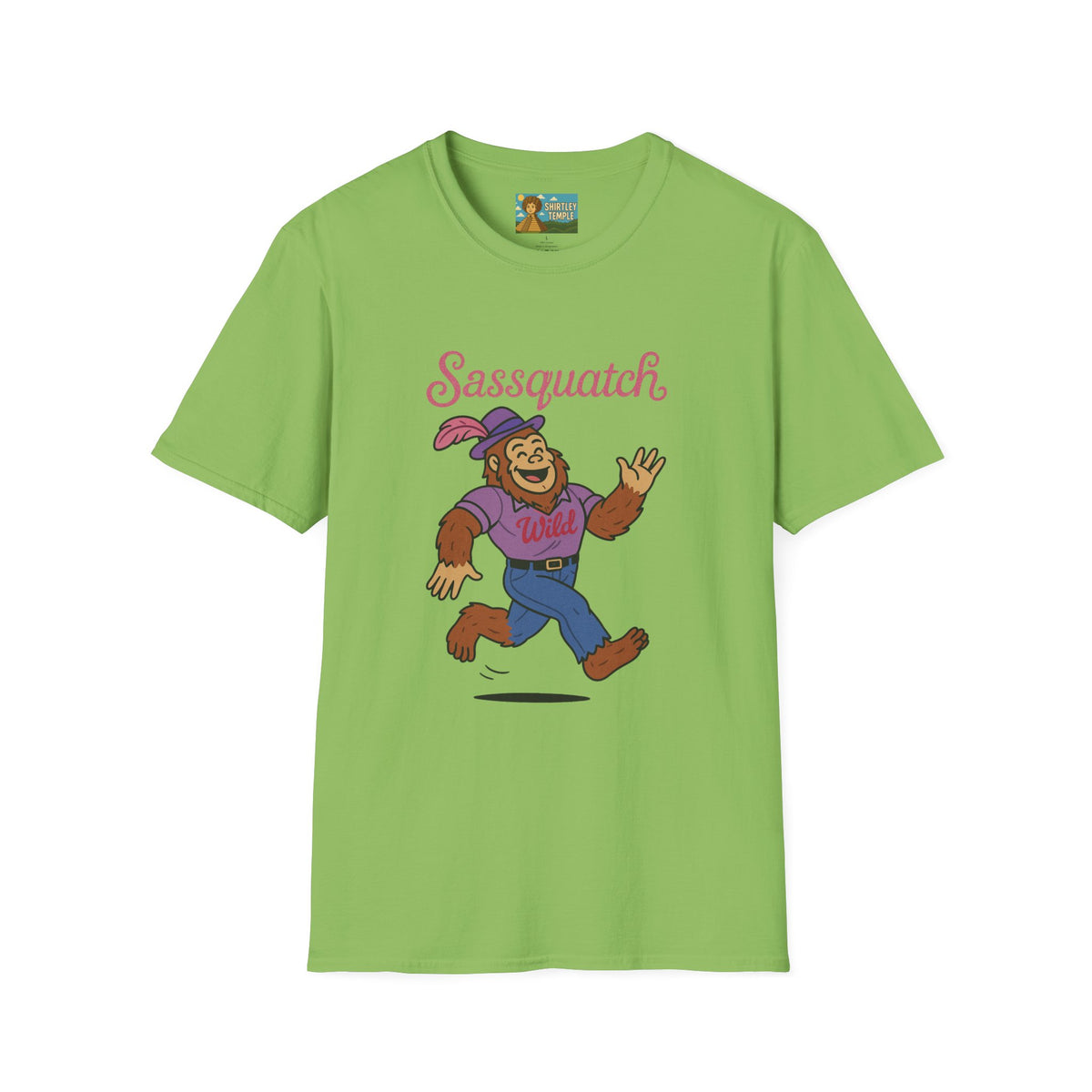 Sassquatch Unisex T-Shirt, Funny Sasquatch Shirt with Sassy Flair, Comedy Parody Tee, Wordplay Design, Bigfoot Graphic Shirt