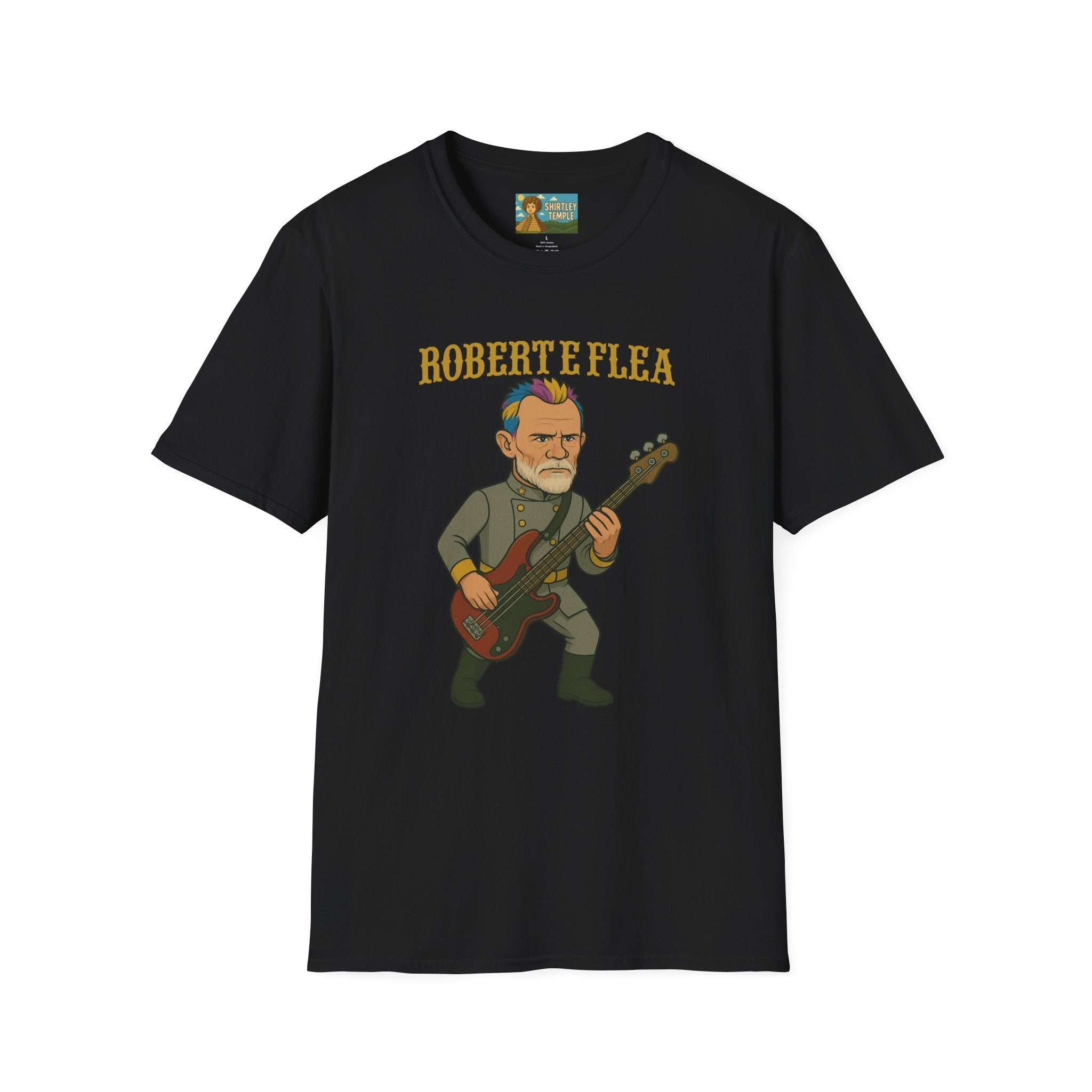 Robert E Flea Funny Unisex T-Shirt, Mashup Parody Comedy Tee, Robert E Lee and Flea Shirt, Humorous Graphic Tee, Gift for Comedy Lovers
